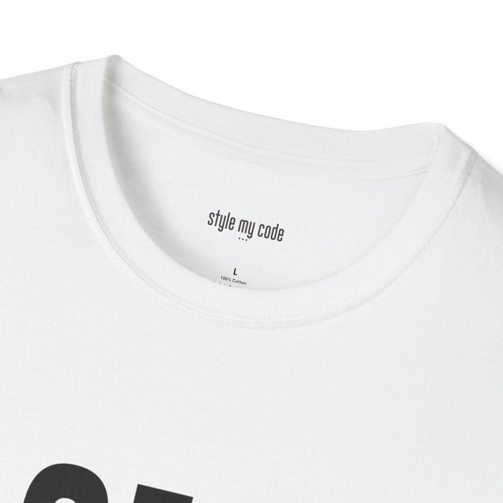 818 Black Logo Front Soft-Style T-Shirt