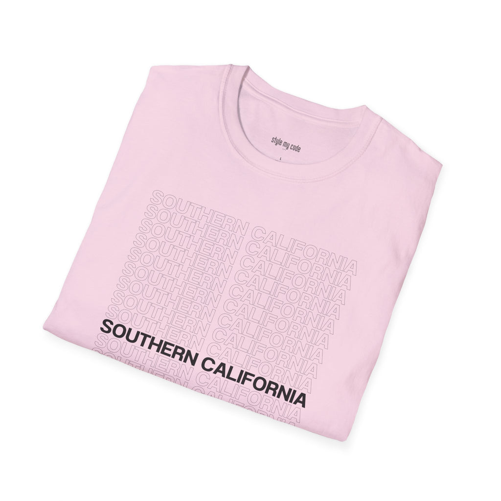 Southern California Unisex Softstyle T-Shirt - Casual Vibe for Everyday Wear