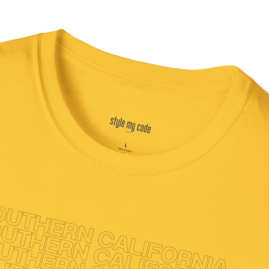 Southern California Unisex Softstyle T-Shirt - Casual Vibe for Everyday Wear