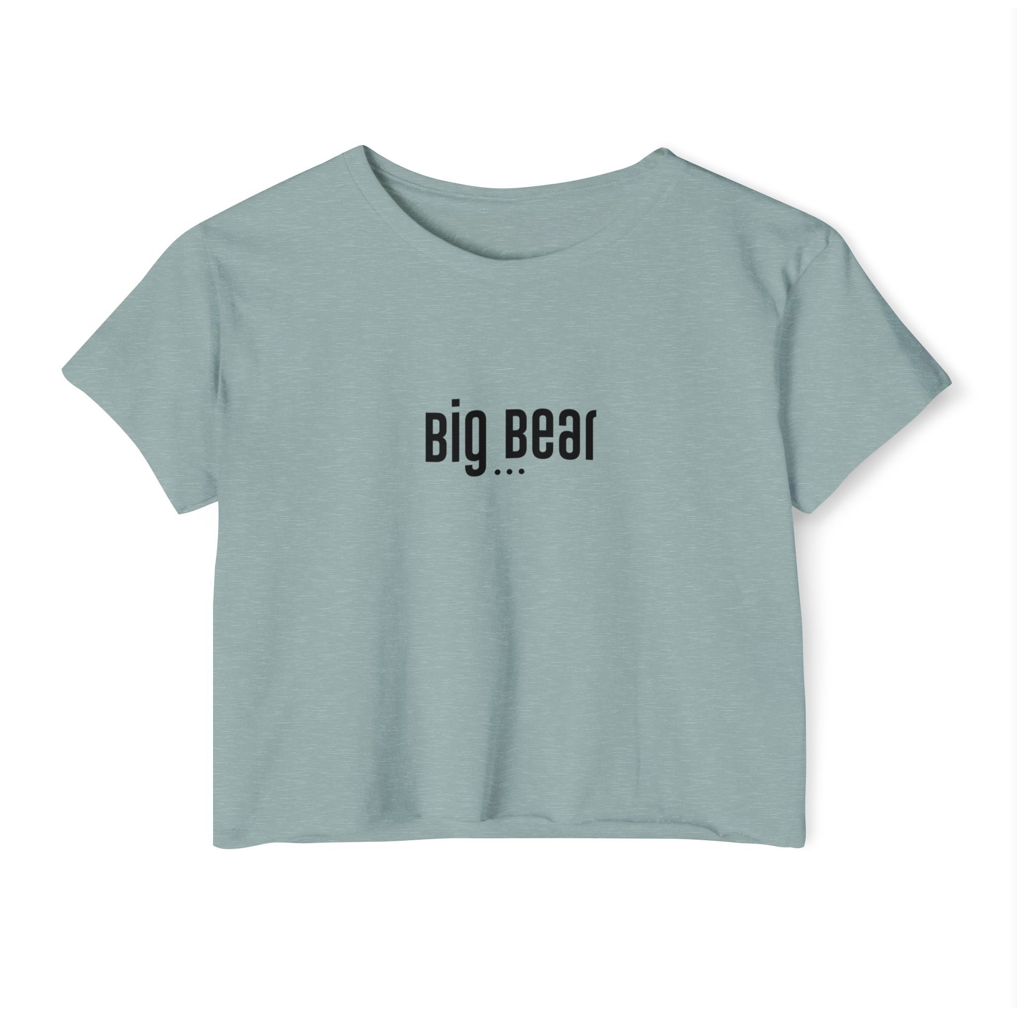 Women's Festival Crop Top - "Big Bear" Graphic Tee