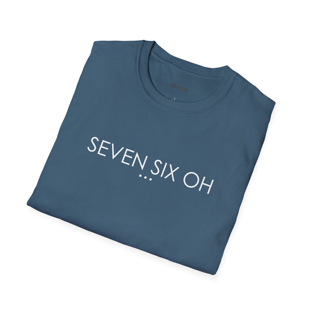 "SEVEN SIX OH" Design T-Shirt