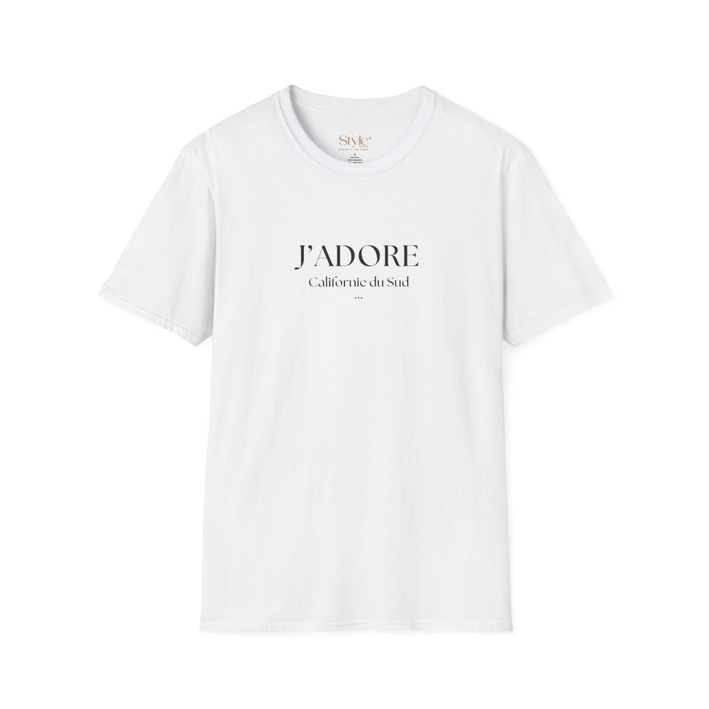 Chic French Graphic Tee, "I love Southern California" in French - Stylish Casual Wear, Gift for Her, Trendy Everyday T-Shirt, Perfect for Spring & Summer