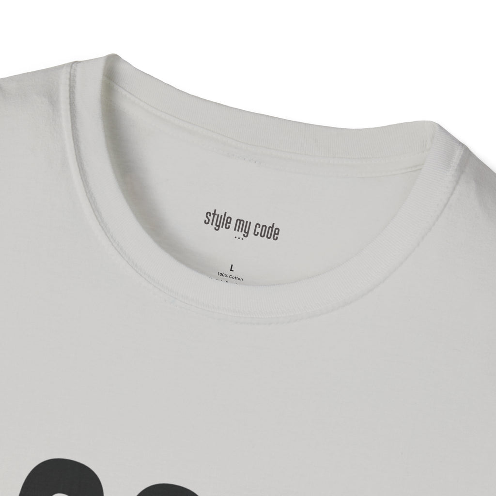 323 Black Logo Front T-Shirt