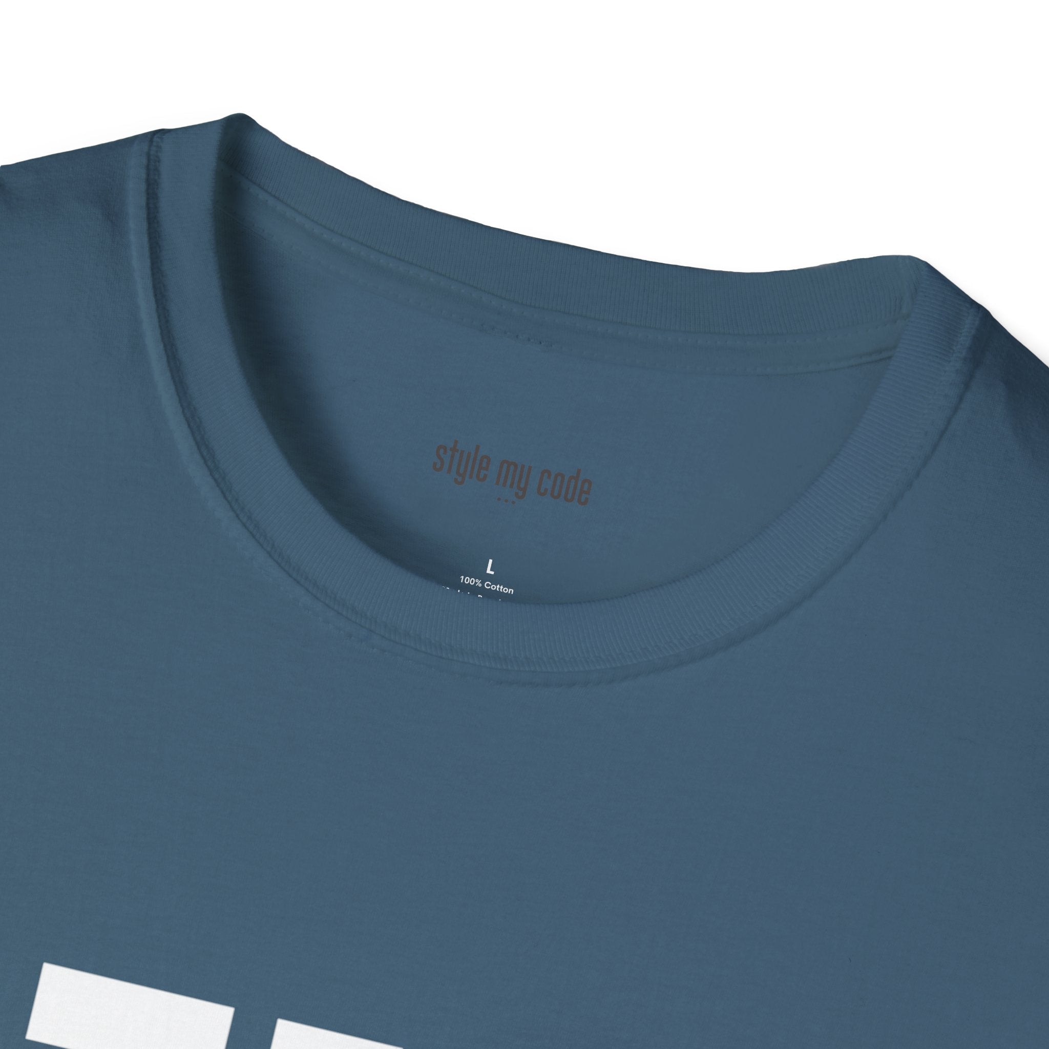 714 White Logo Front T-Shirt