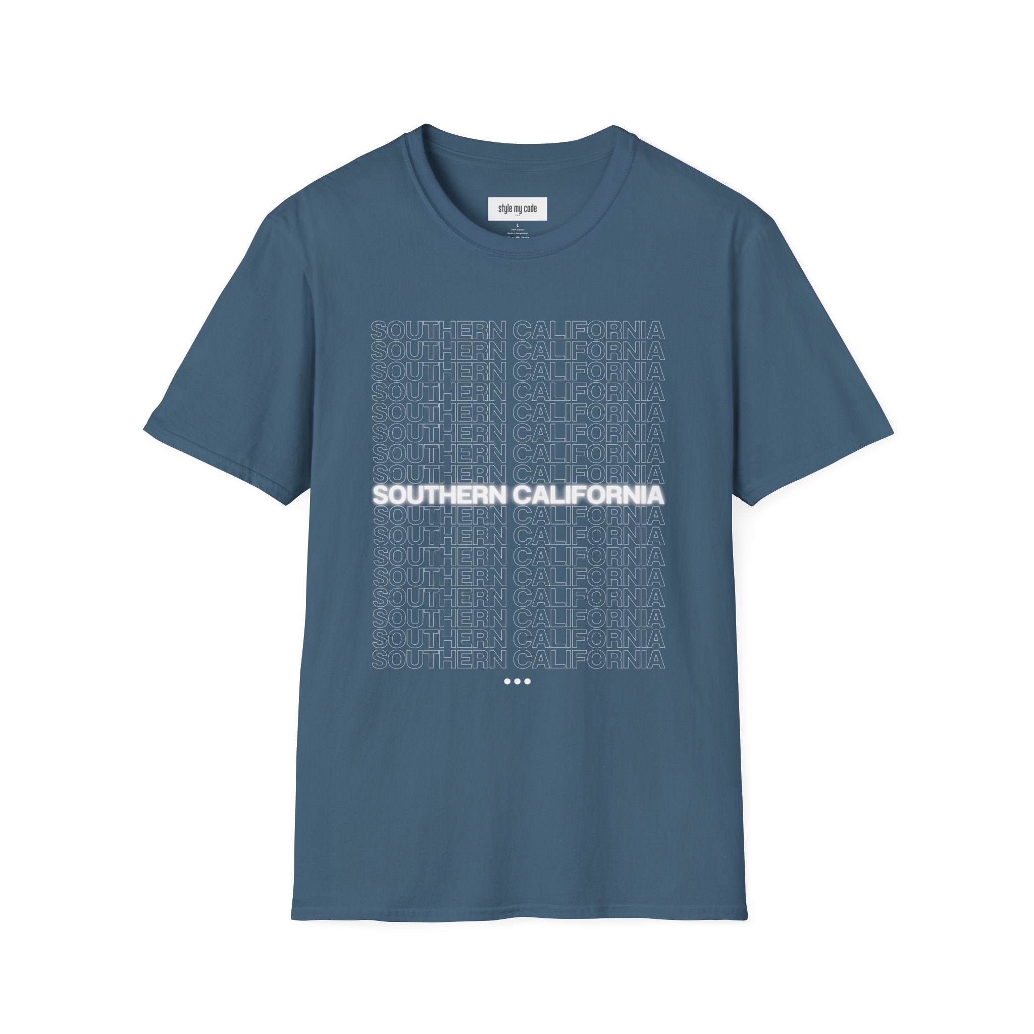 Southern California Unisex Softstyle T-Shirt - Casual Graphic Tee for Everyday Wear