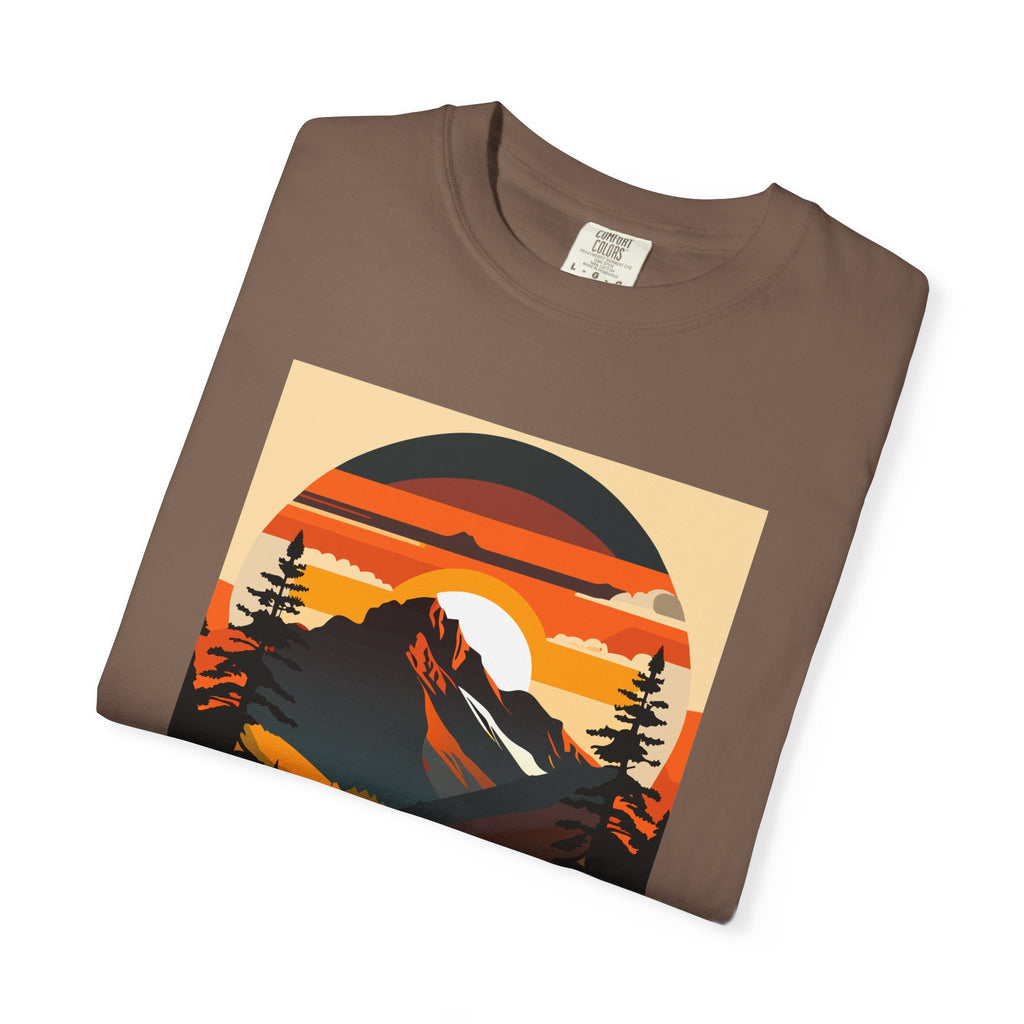 California Mountains Graphic T-Shirt - Unisex, Eco-Friendly, Perfect for Outdoor Lovers