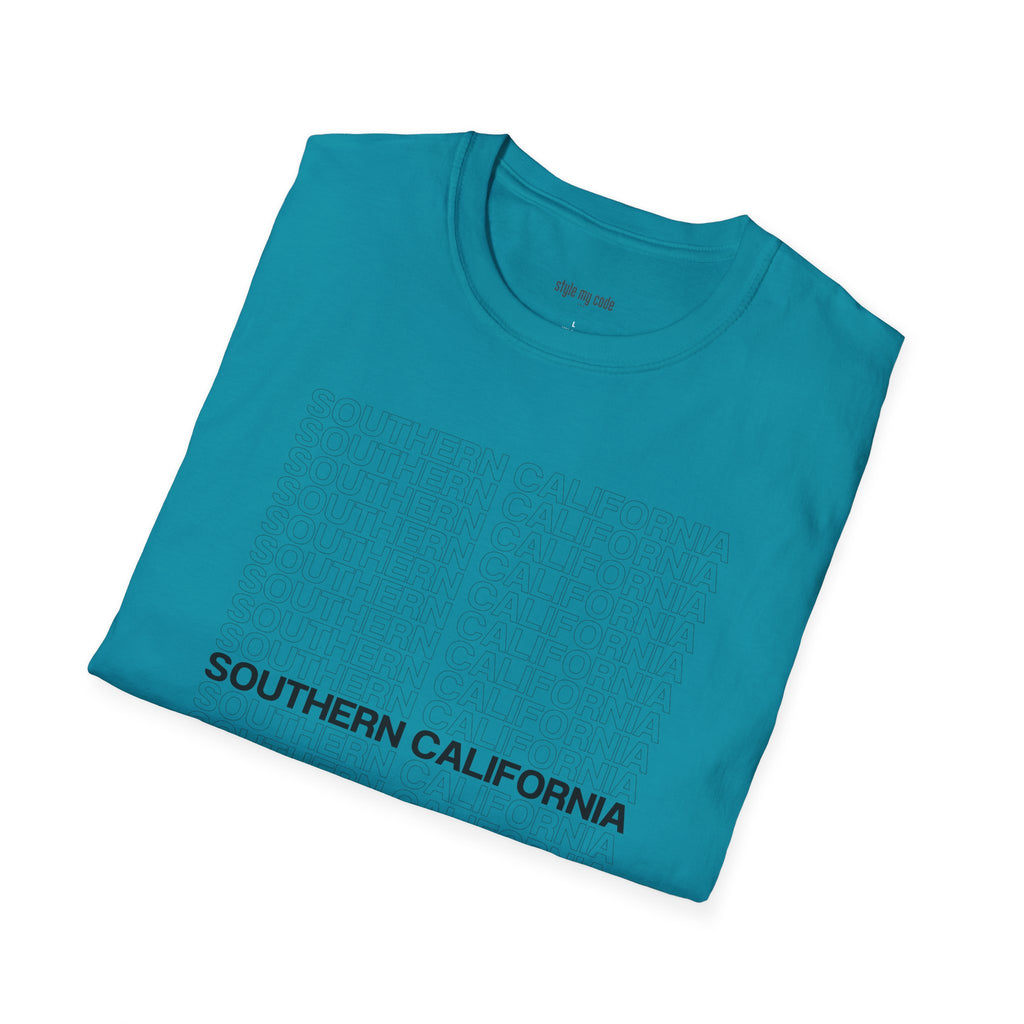 Southern California Unisex Softstyle T-Shirt - Casual Vibe for Everyday Wear