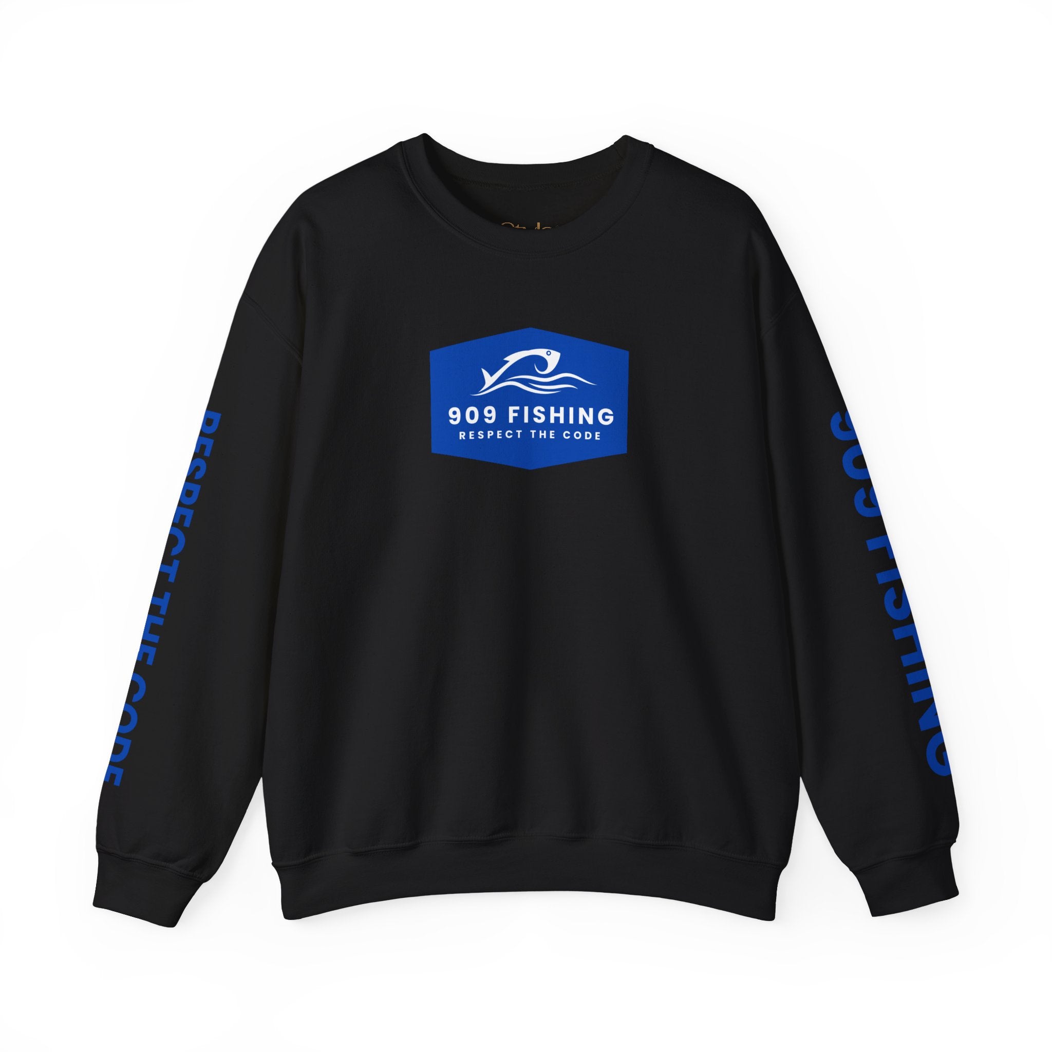 '909 Fishing' Crewneck Sweatshirt - for the Inland Empire Fisherman