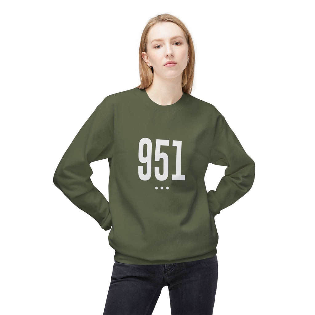 951 White Logo Front Sweatshirt