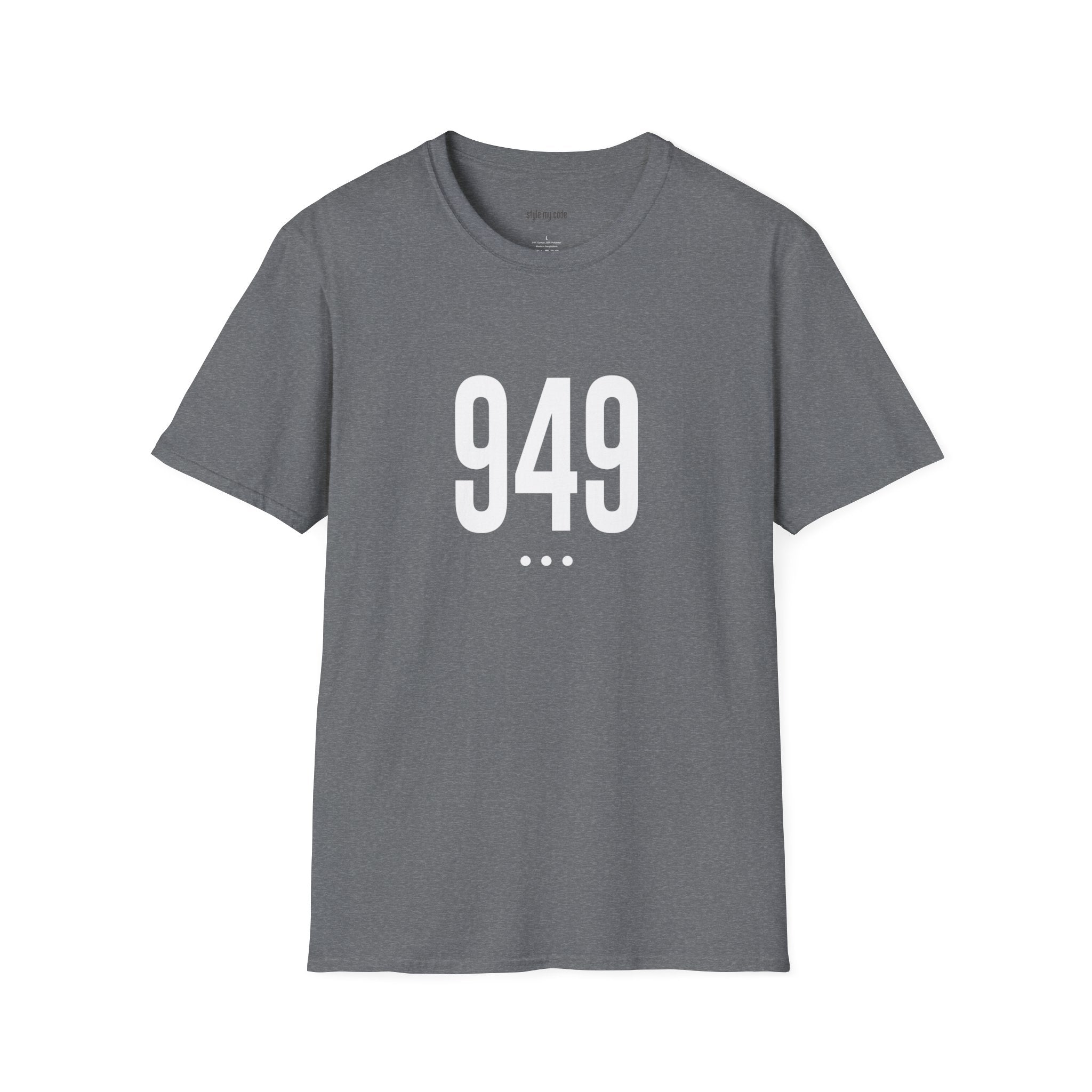 949 White Logo Front Unisex T-Shirt
