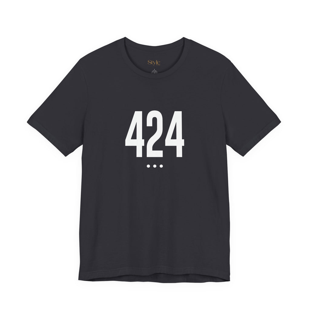 424 White Code Southern California Unisex Tee