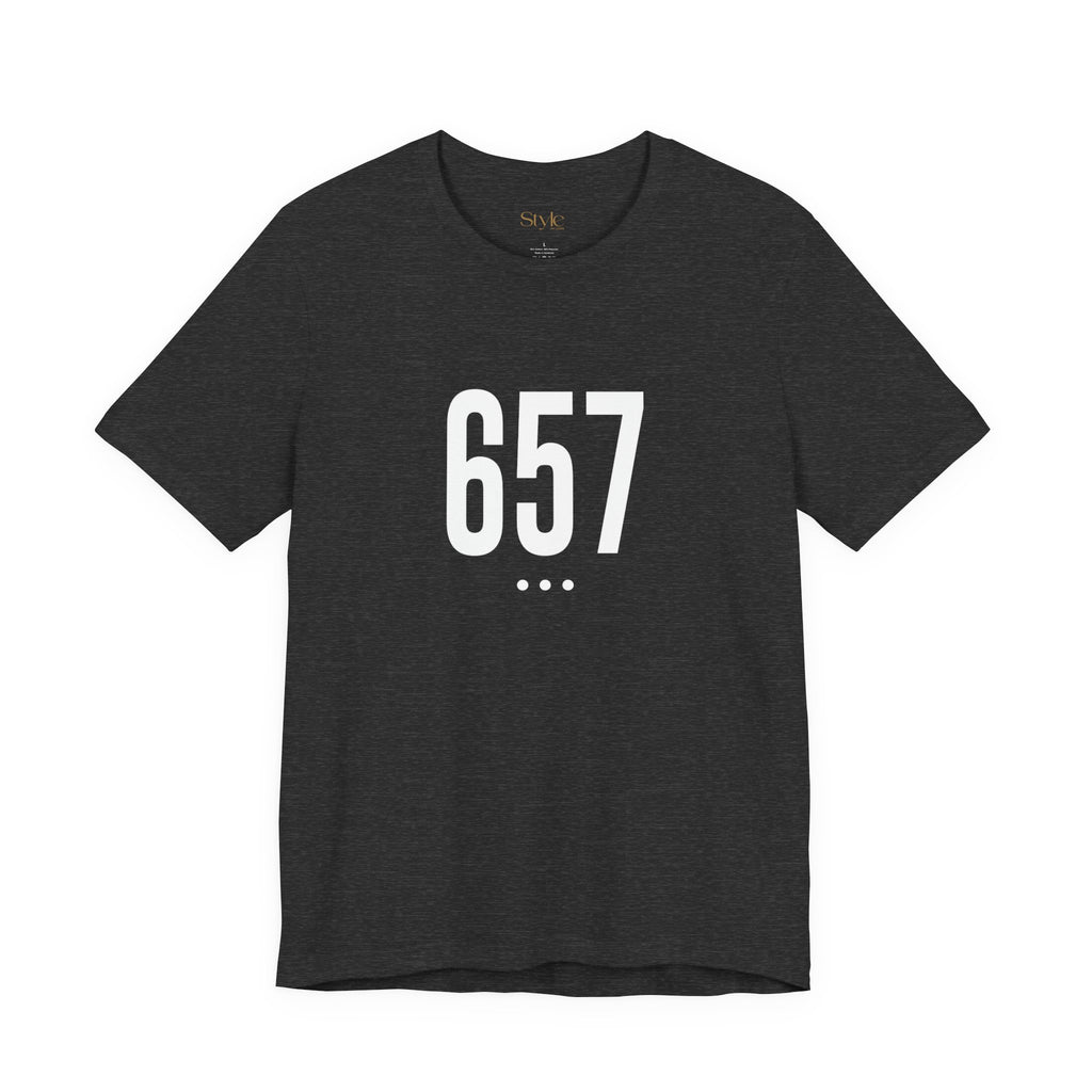 657 White Code Southern California Unisex Tee