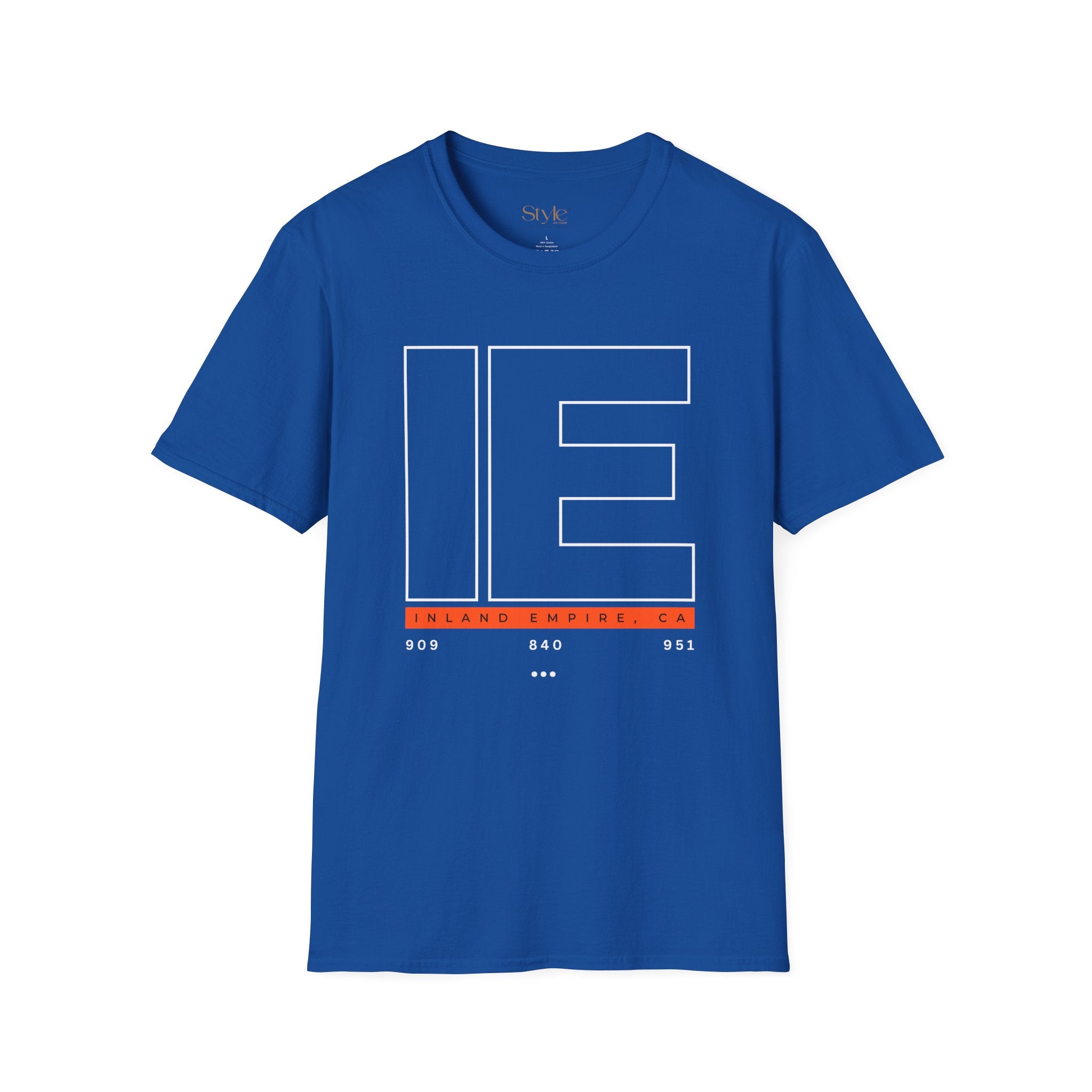 Inland Empire "IE" Trendy Minimalist Unisex T-Shirt | Perfect for Casual Wear, Street Style, Gifts, Summer Festivals, Everyday Comfort