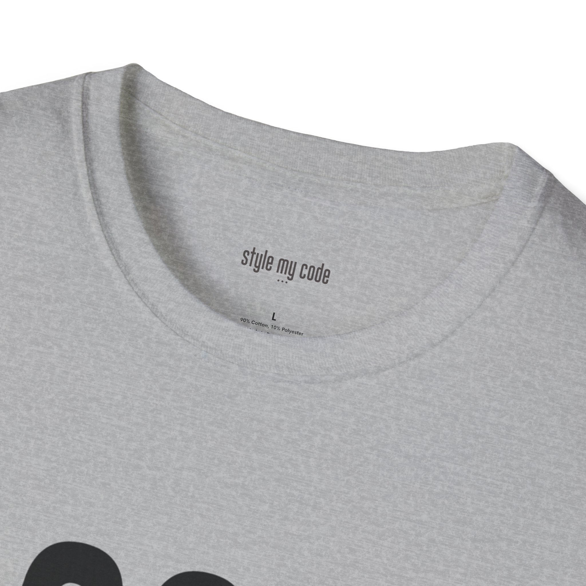 323 Black Logo Front T-Shirt