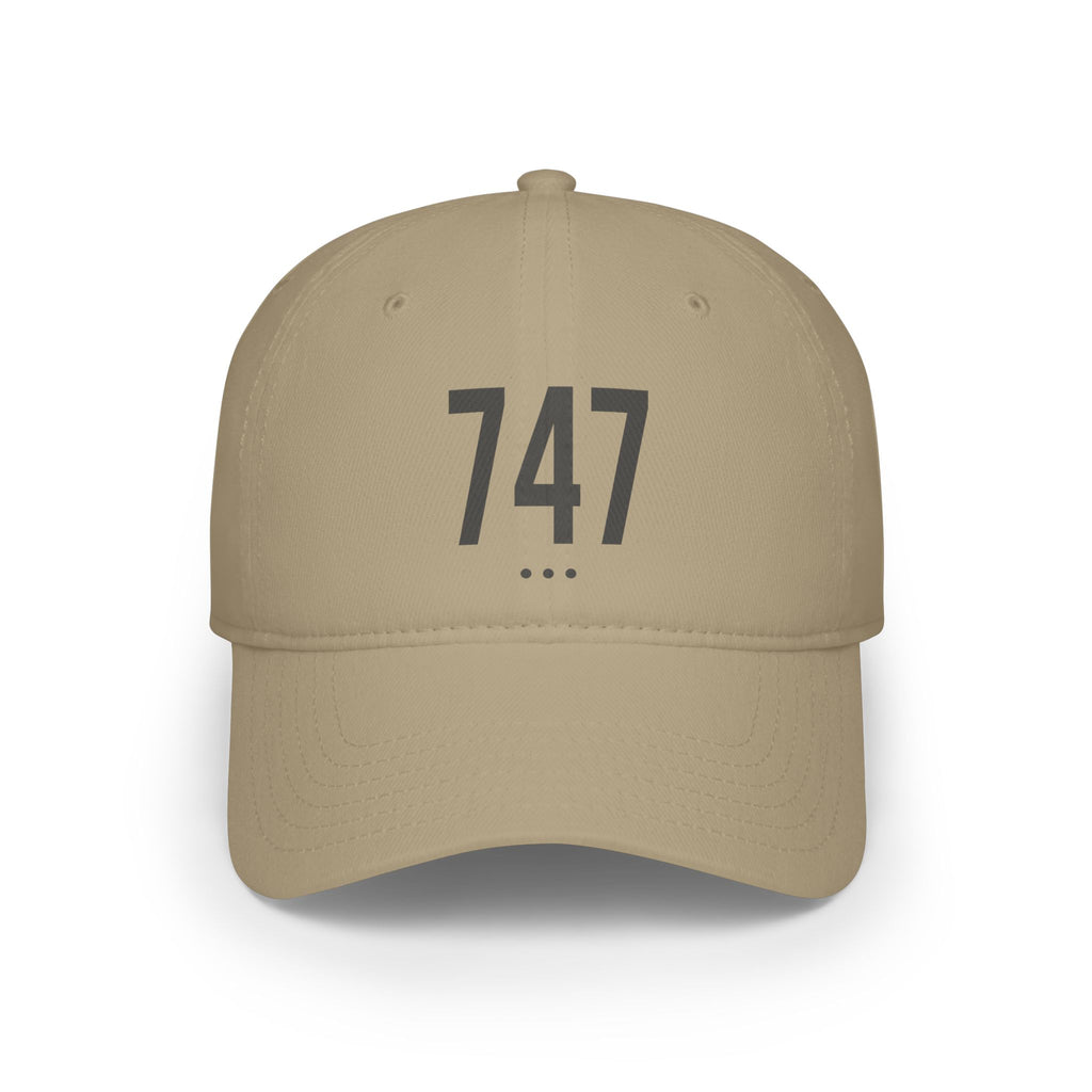 747 Low Profile Baseball Cap