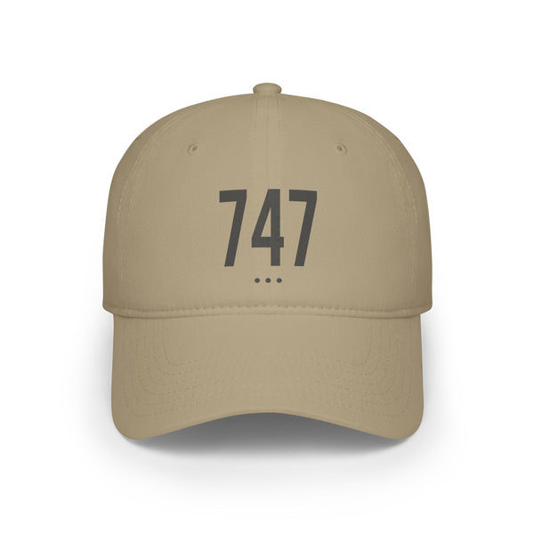 747 Low Profile Baseball Cap