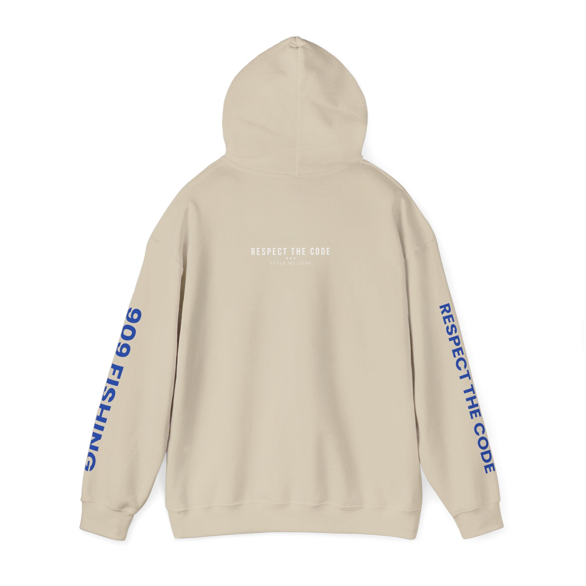 Fishing Lover's Heavy Blend Hoodie, 909 Fishing Sweatshirt, Fishing Apparel, Outdoor Gear, Respect the Code Hoodie