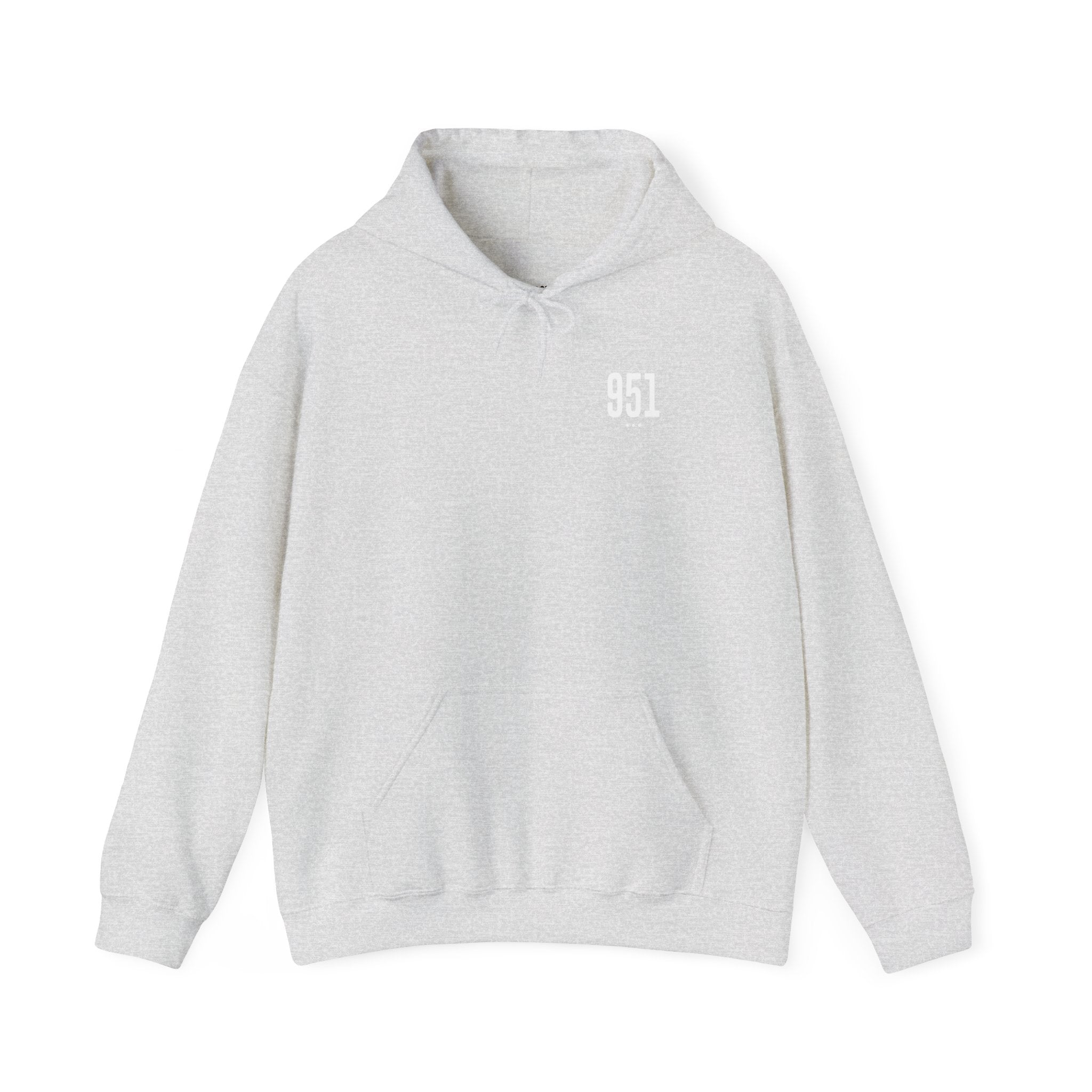 951 White Logo Hoodie