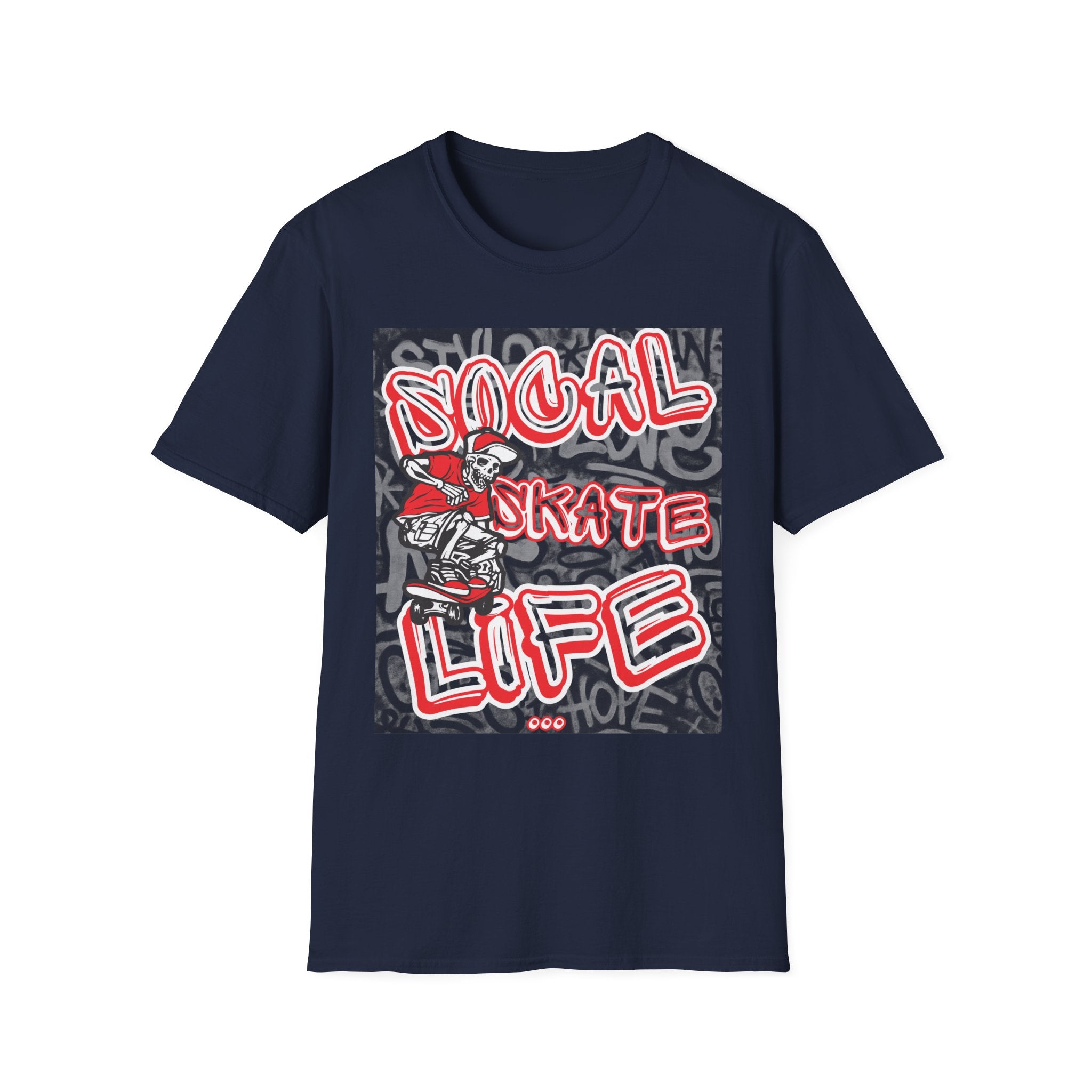 Skate Life T-Shirt - Unisex Graphic Tee, Gift for Skaters, Casual Wear, Streetwear, Birthday Present, Graphic Design