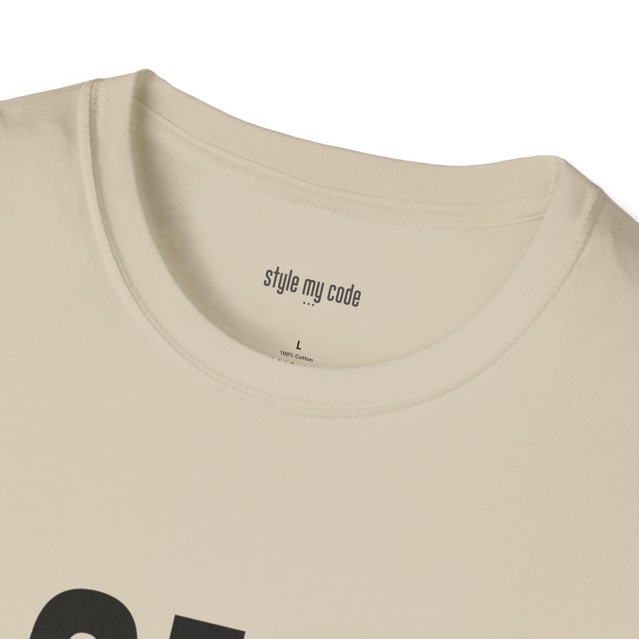 818 Black Logo Front Soft-Style T-Shirt