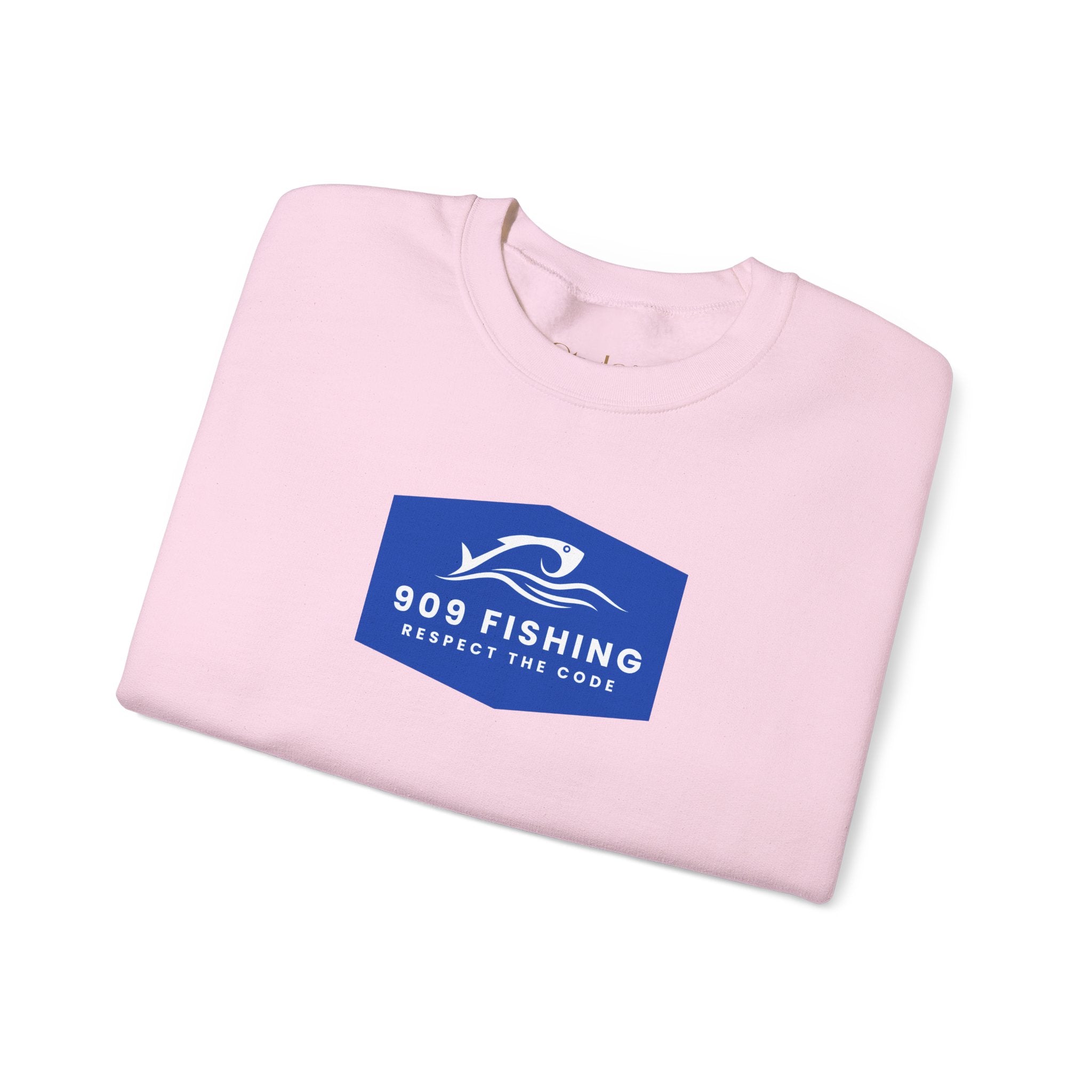 '909 Fishing' Crewneck Sweatshirt - for the Inland Empire Fisherman