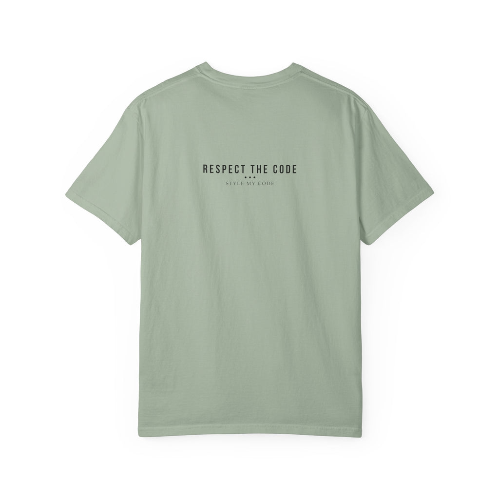 Respect the Code 213 Black and White Graffiti T-Shirt