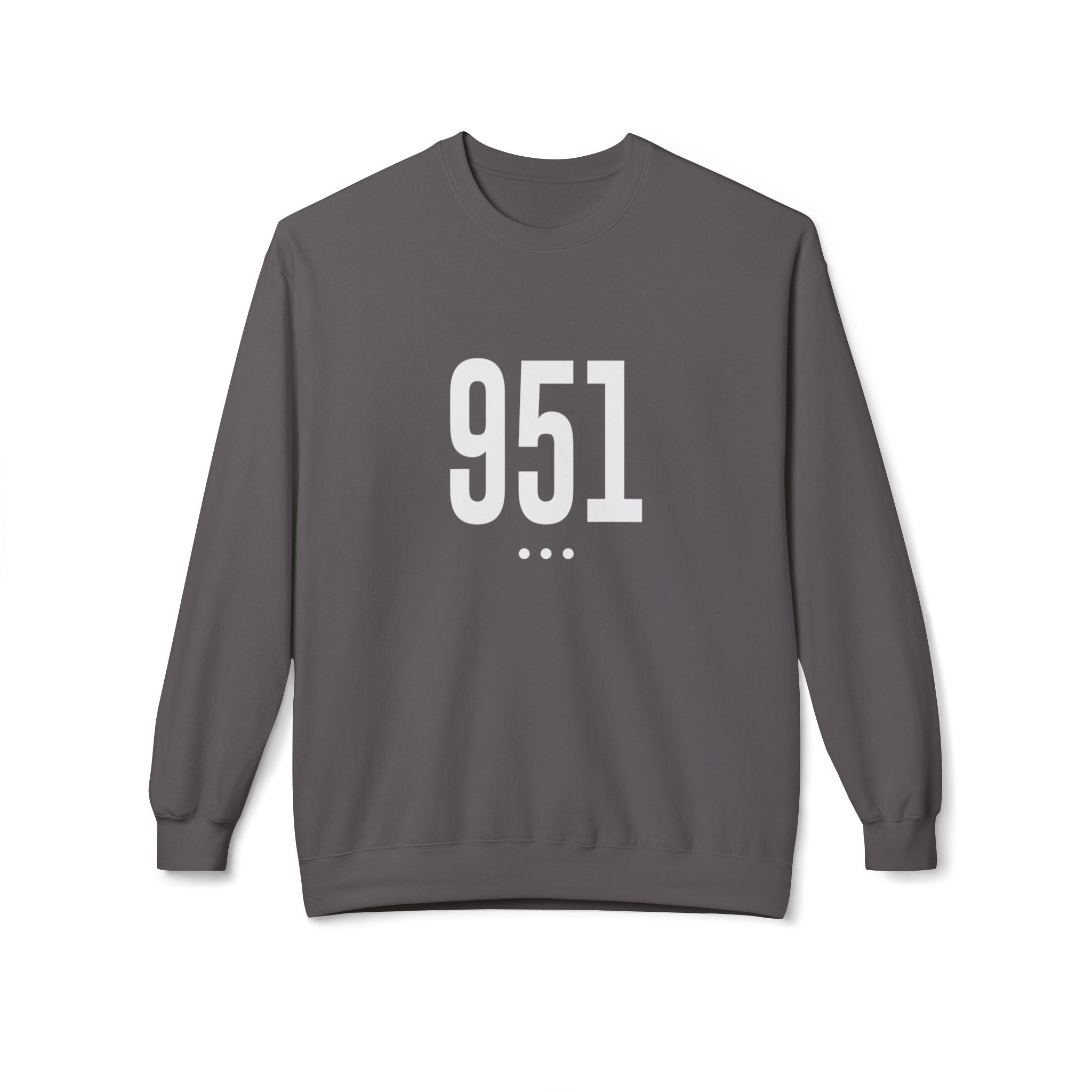 951 White Logo Front Sweatshirt