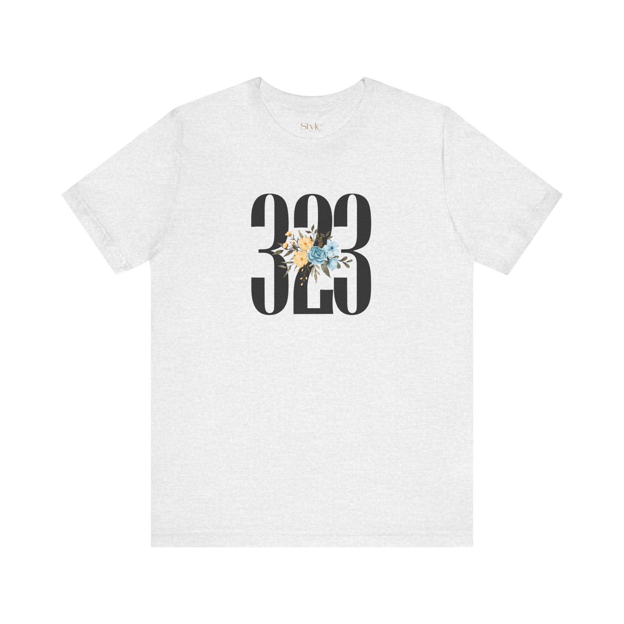 Floral 323 Unisex Tee - Casual, Gift, Birthday, Floral Design, Vintage Style