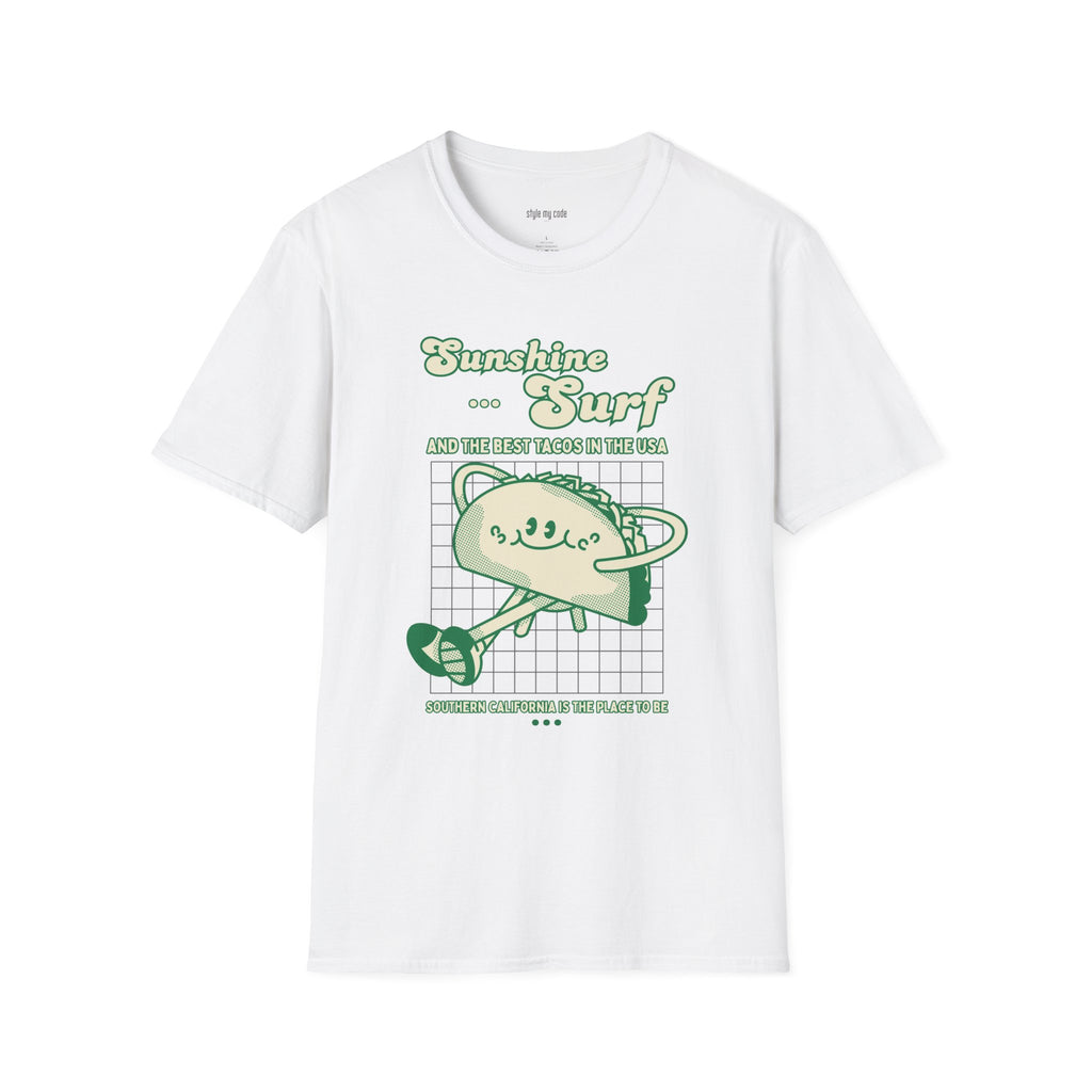 Unisex Sunshine Surf Graphic Tee - Perfect for Summer Vibes