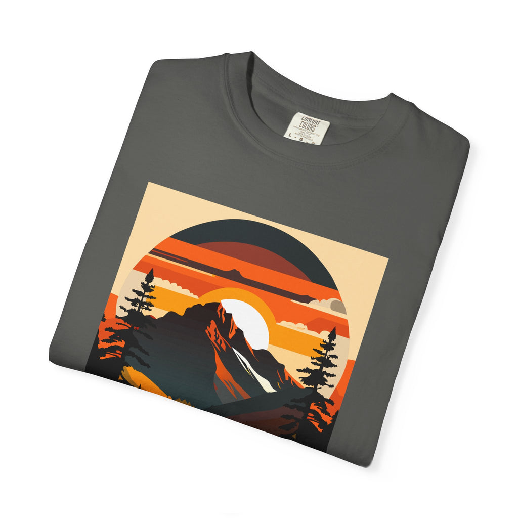 California Mountains Graphic T-Shirt - Unisex, Eco-Friendly, Perfect for Outdoor Lovers