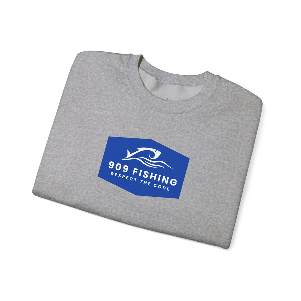 '909 Fishing' Crewneck Sweatshirt - for the Inland Empire Fisherman