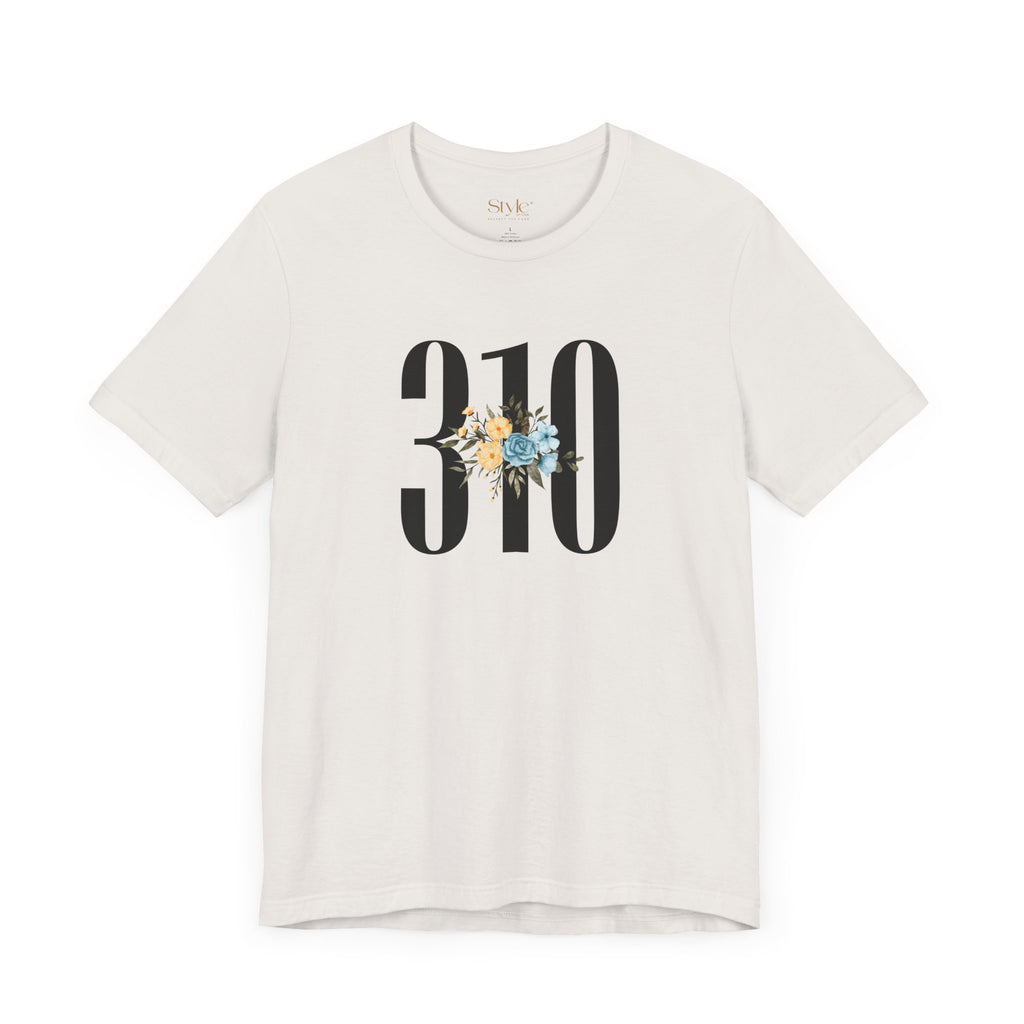 Floral 310 Unisex Tee - Casual, Gift, Birthday, Floral Design, Vintage Style