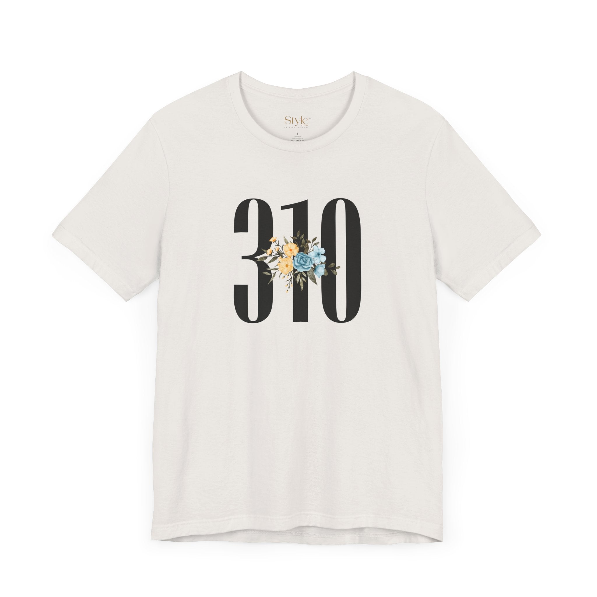 Floral 310 Unisex Tee - Casual, Gift, Birthday, Floral Design, Vintage Style