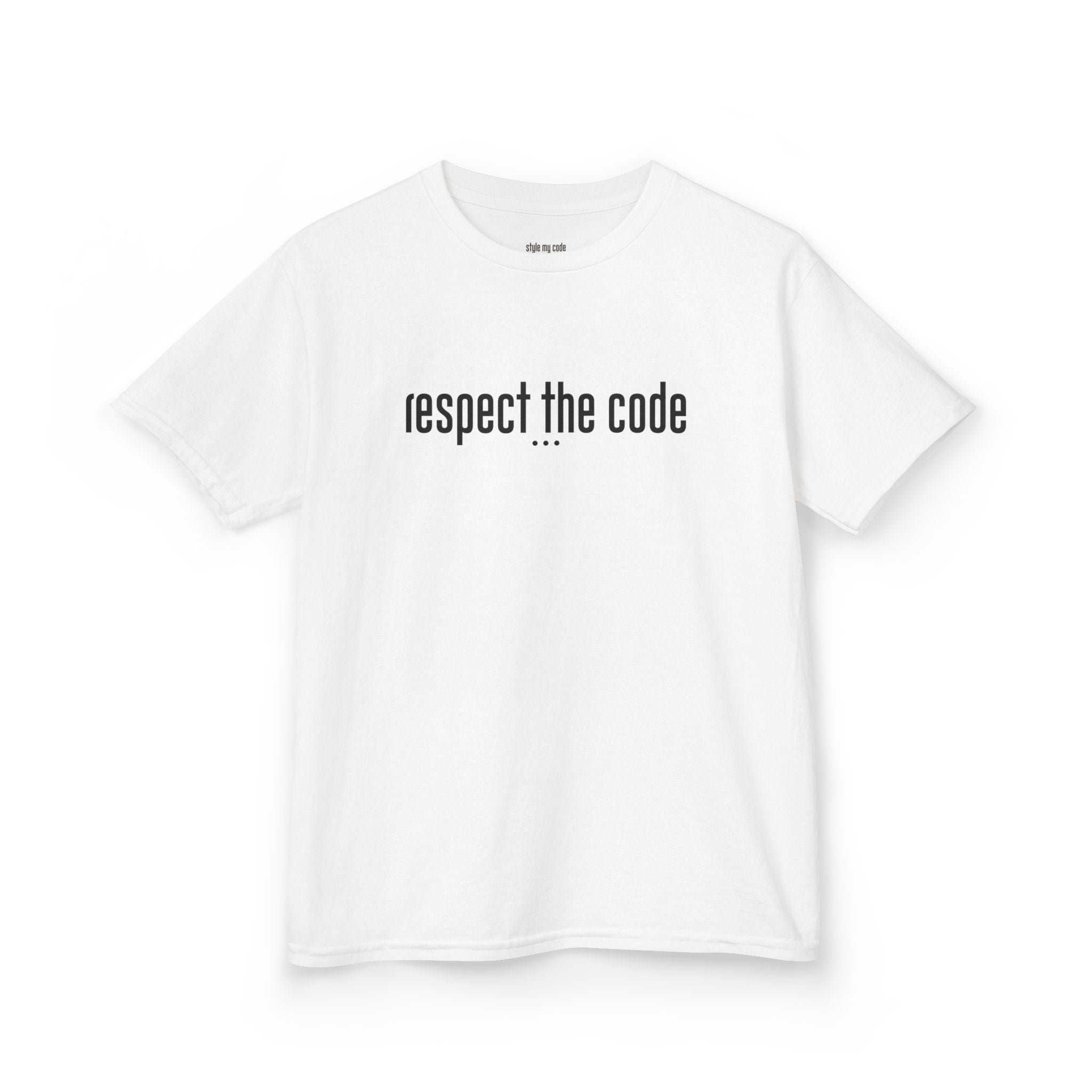 "Respect the Code" Black - Kid's Unisex Trendy Tee