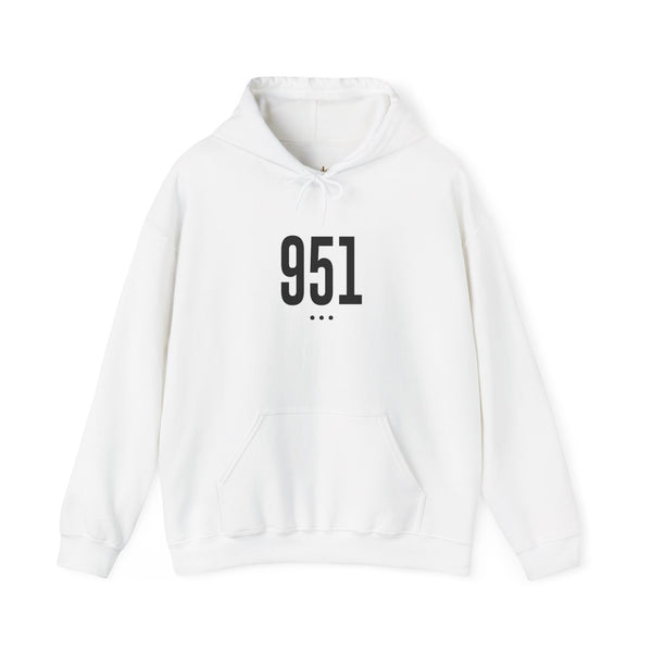 951 Black Logo Front Hoodie