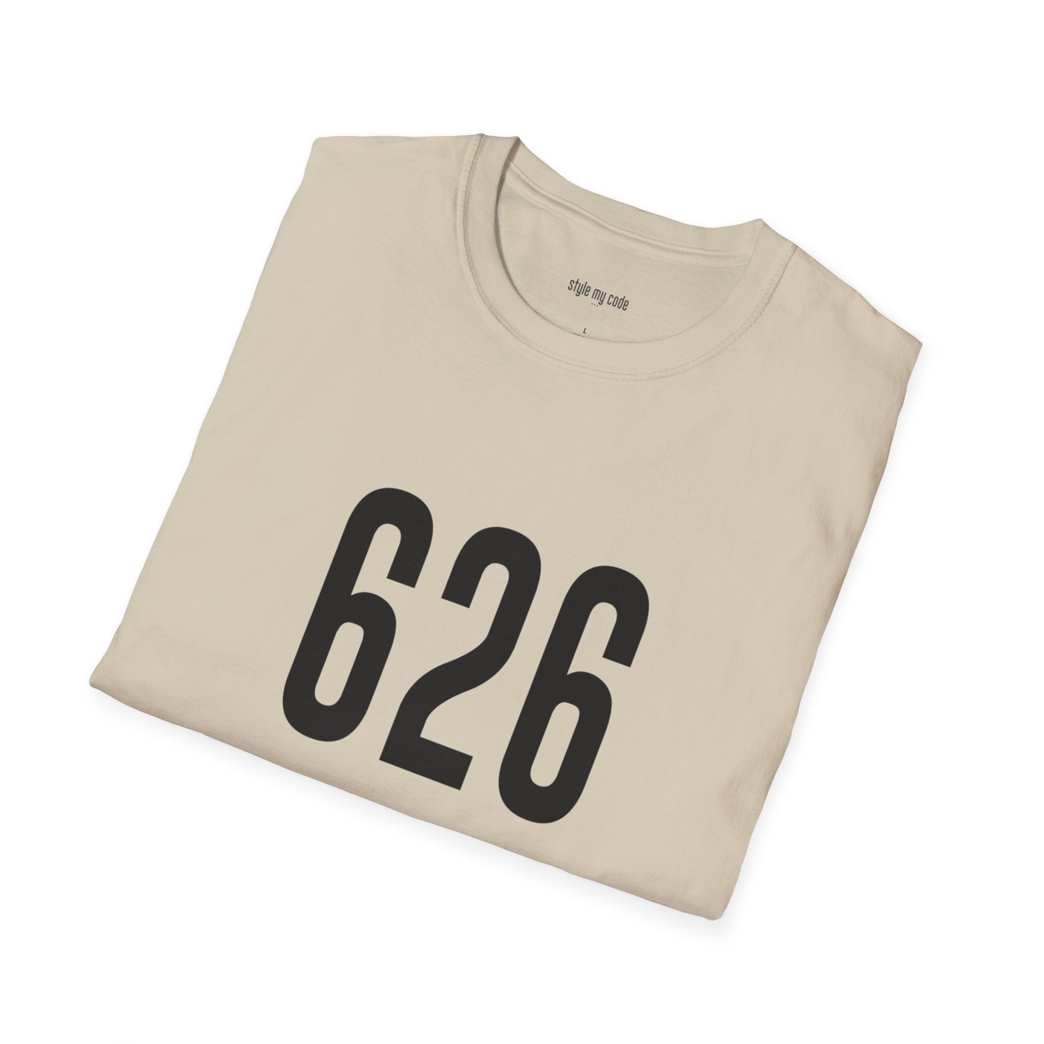 626 Unisex Black Logo Soft-style T-Shirt