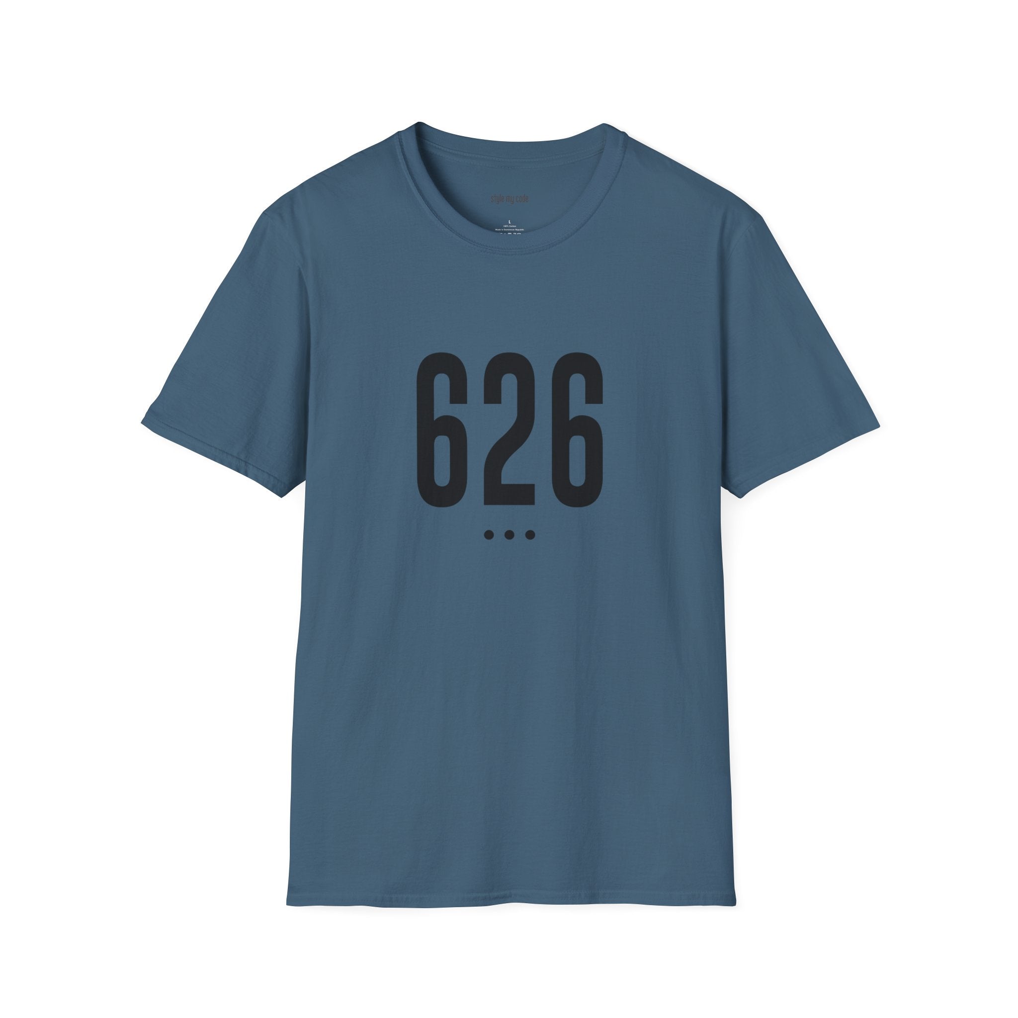 626 Unisex Black Logo Soft-style T-Shirt