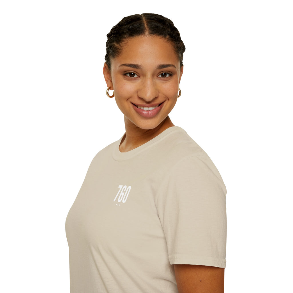 760 White Logo Unisex T-Shirt