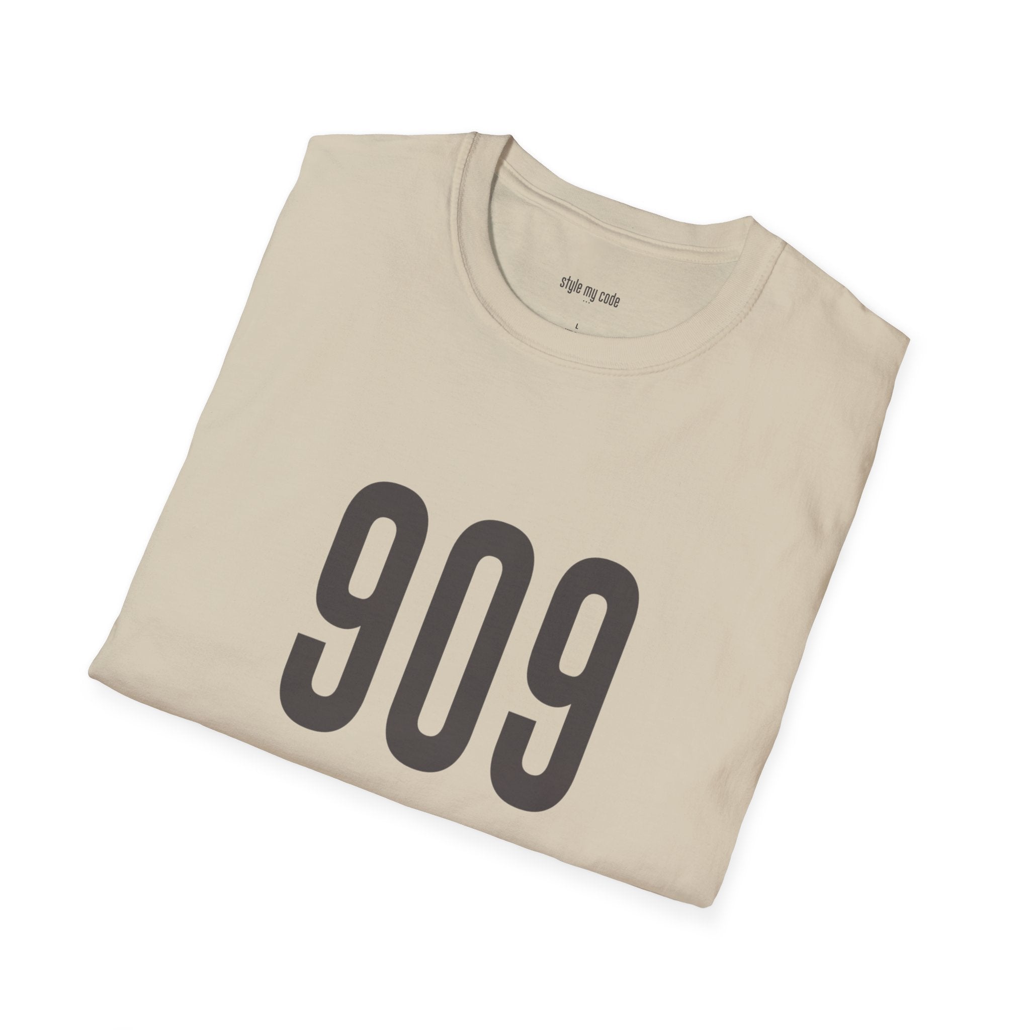 909 Logo Front Unisex Soft-style T-Shirt