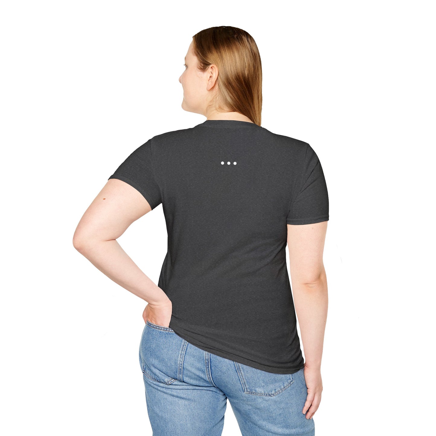 213 White Logo Front Unisex Softstyle T-Shirt
