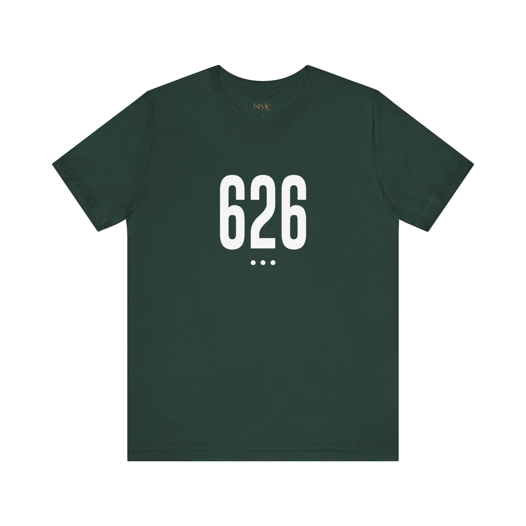 626 White Code Southern California Unisex Tee