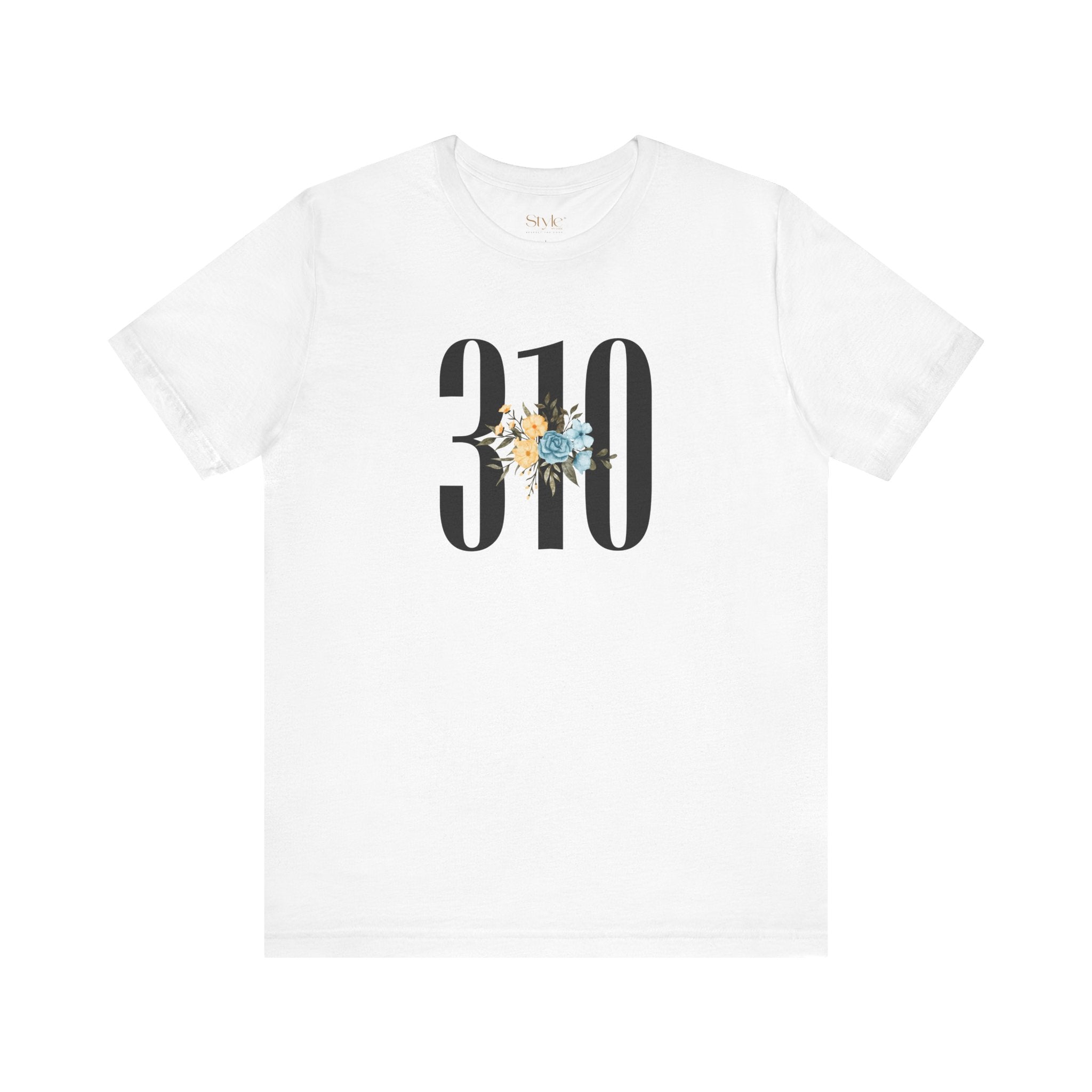 Floral 310 Unisex Tee - Casual, Gift, Birthday, Floral Design, Vintage Style