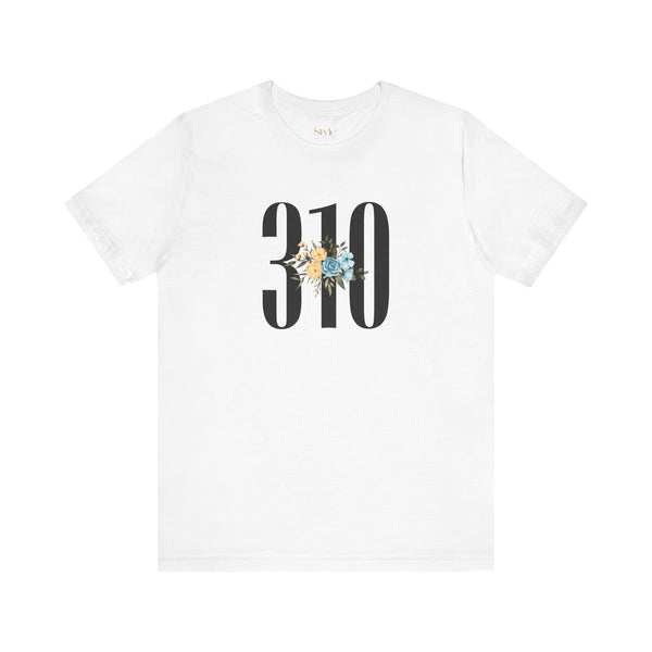 Floral 310 Unisex Tee - Casual, Gift, Birthday, Floral Design, Vintage Style