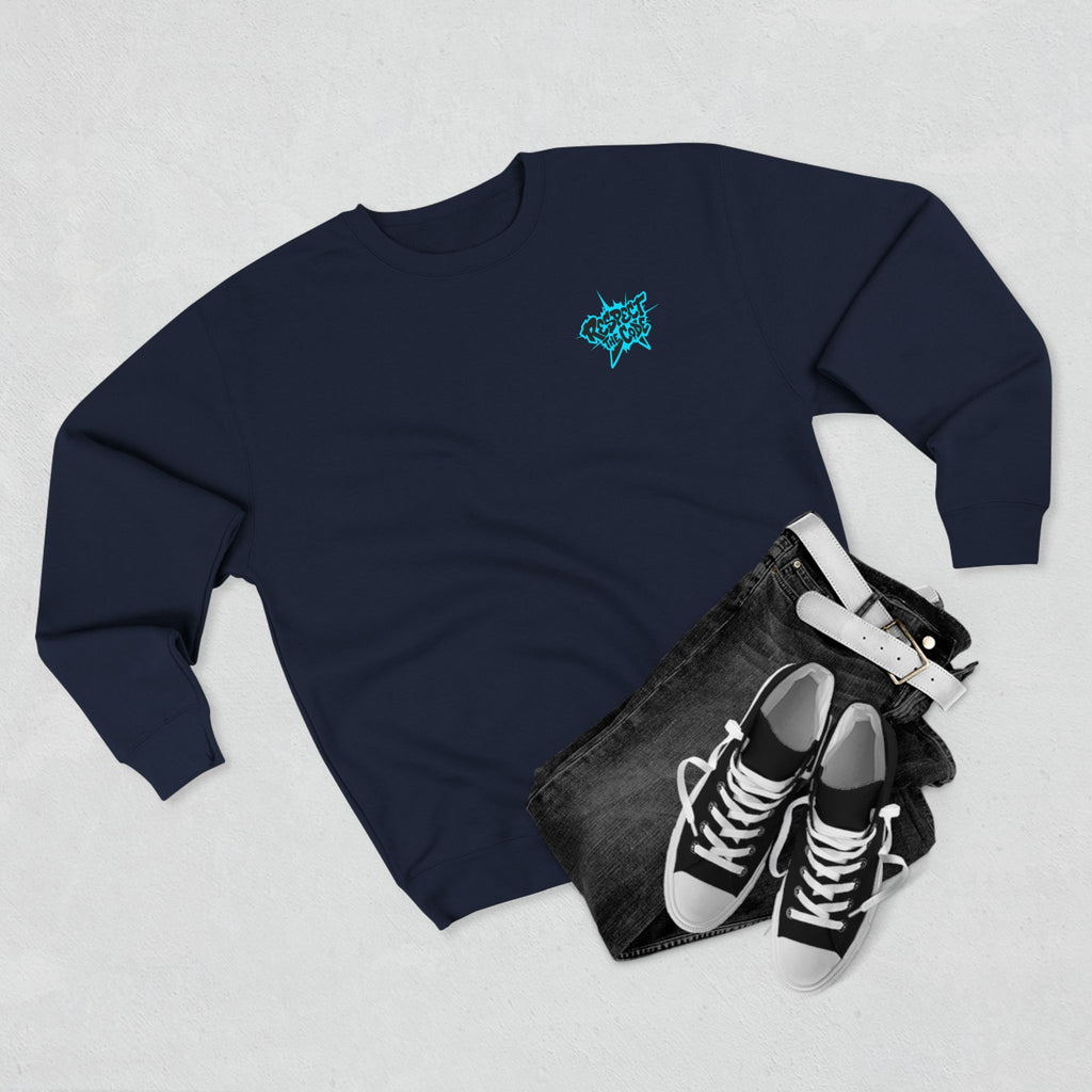 "Respect the Code" Crewneck Sweatshirt — Streetwear Graphic Pullover