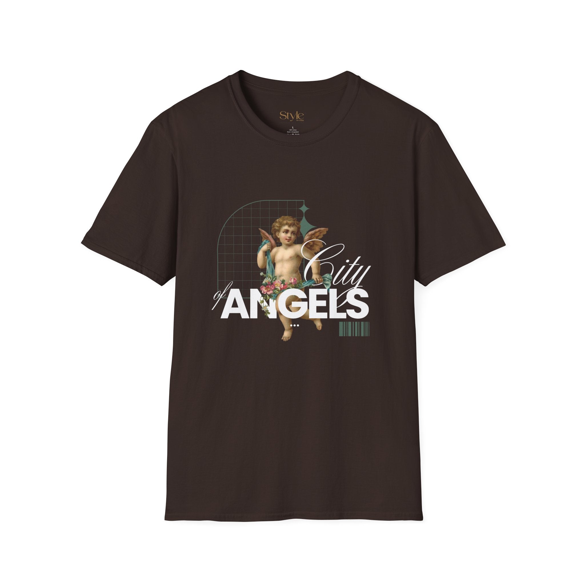City of Angels Unisex Softstyle T-Shirt, Casual Wear, Gift for Music Lovers, Vintage Graphic Tee, Trendy Streetwear