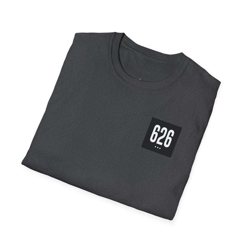 626 White Logo Unisex Softstyle T-Shirt