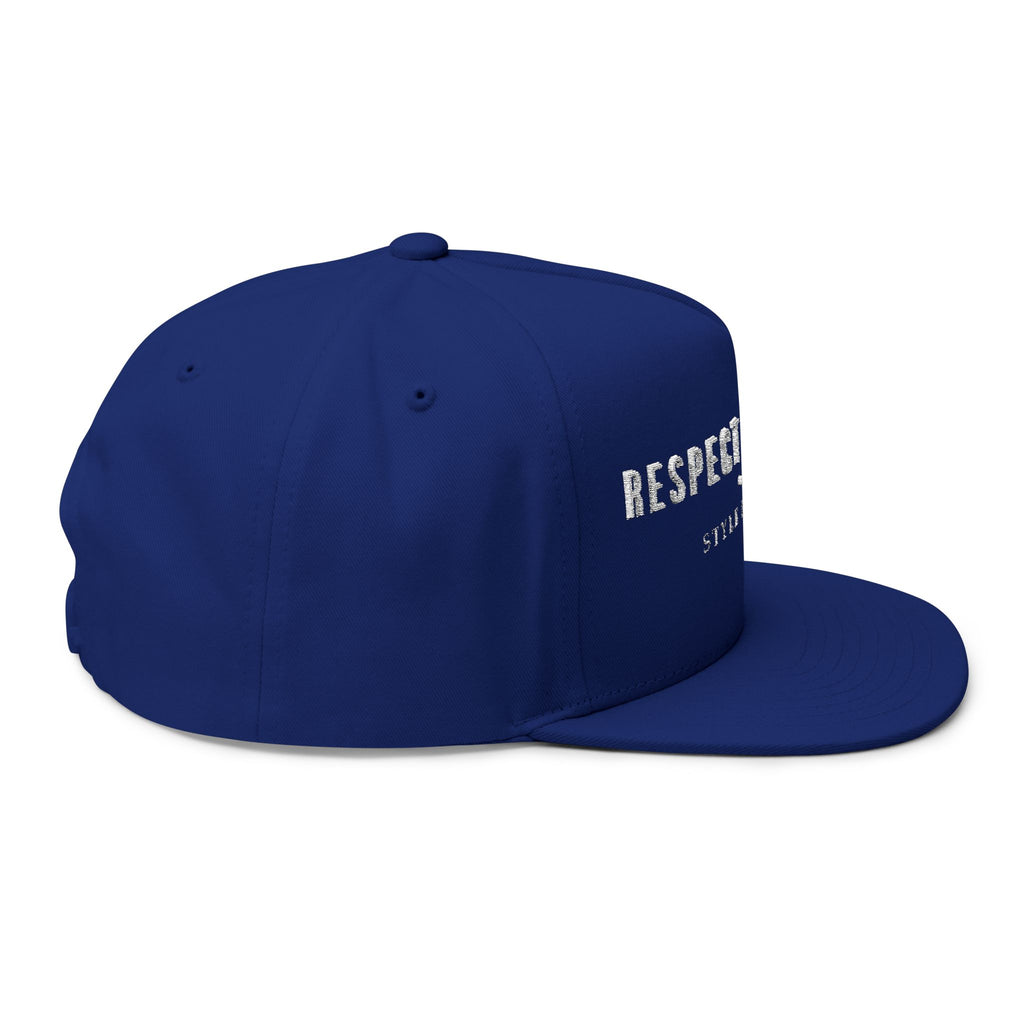 Respect the Code Flat Bill Cap | Embroidered Snapback, Streetwear Accessory, Unisex Hat, Cool Gift for Friends, Fashion Statement