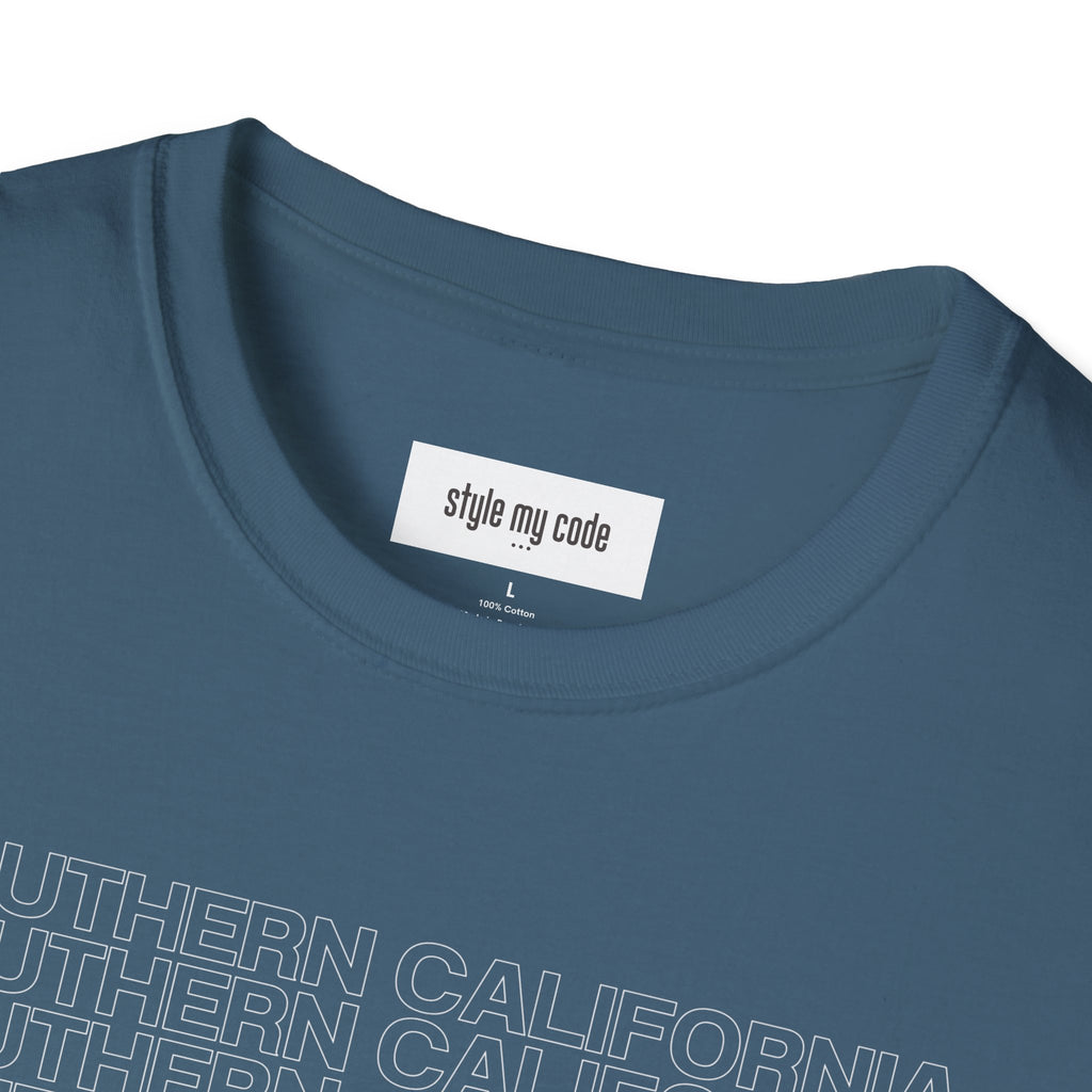 Southern California Unisex Softstyle T-Shirt - Casual Graphic Tee for Everyday Wear