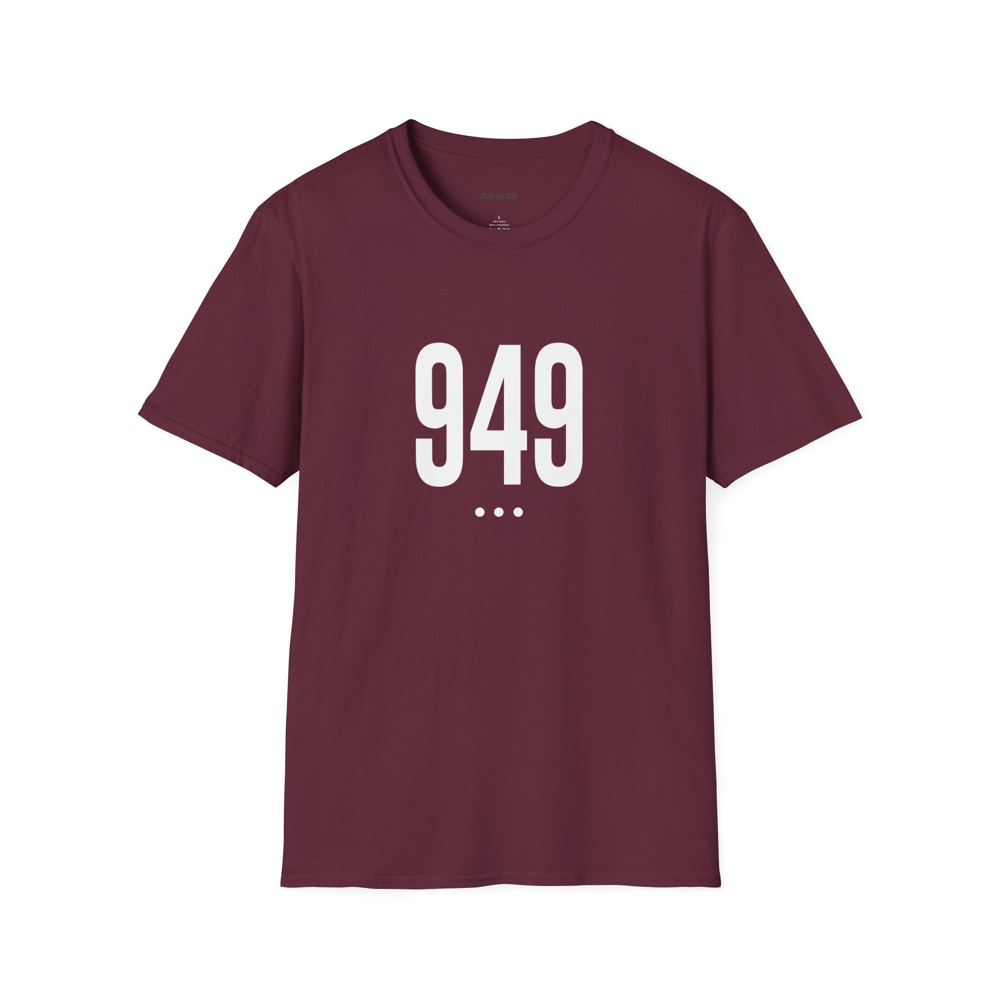 949 White Logo Front Unisex T-Shirt