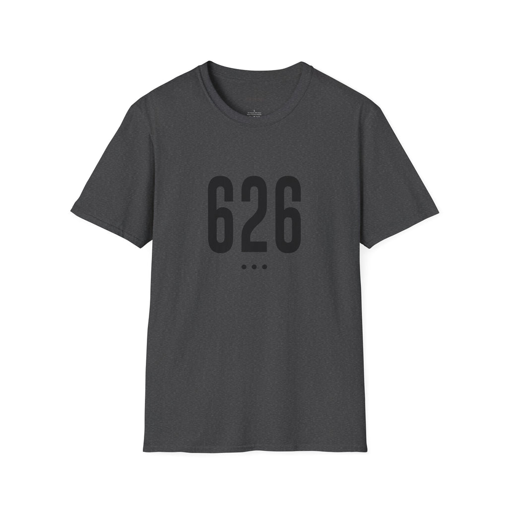 626 Unisex Black Logo Soft-style T-Shirt